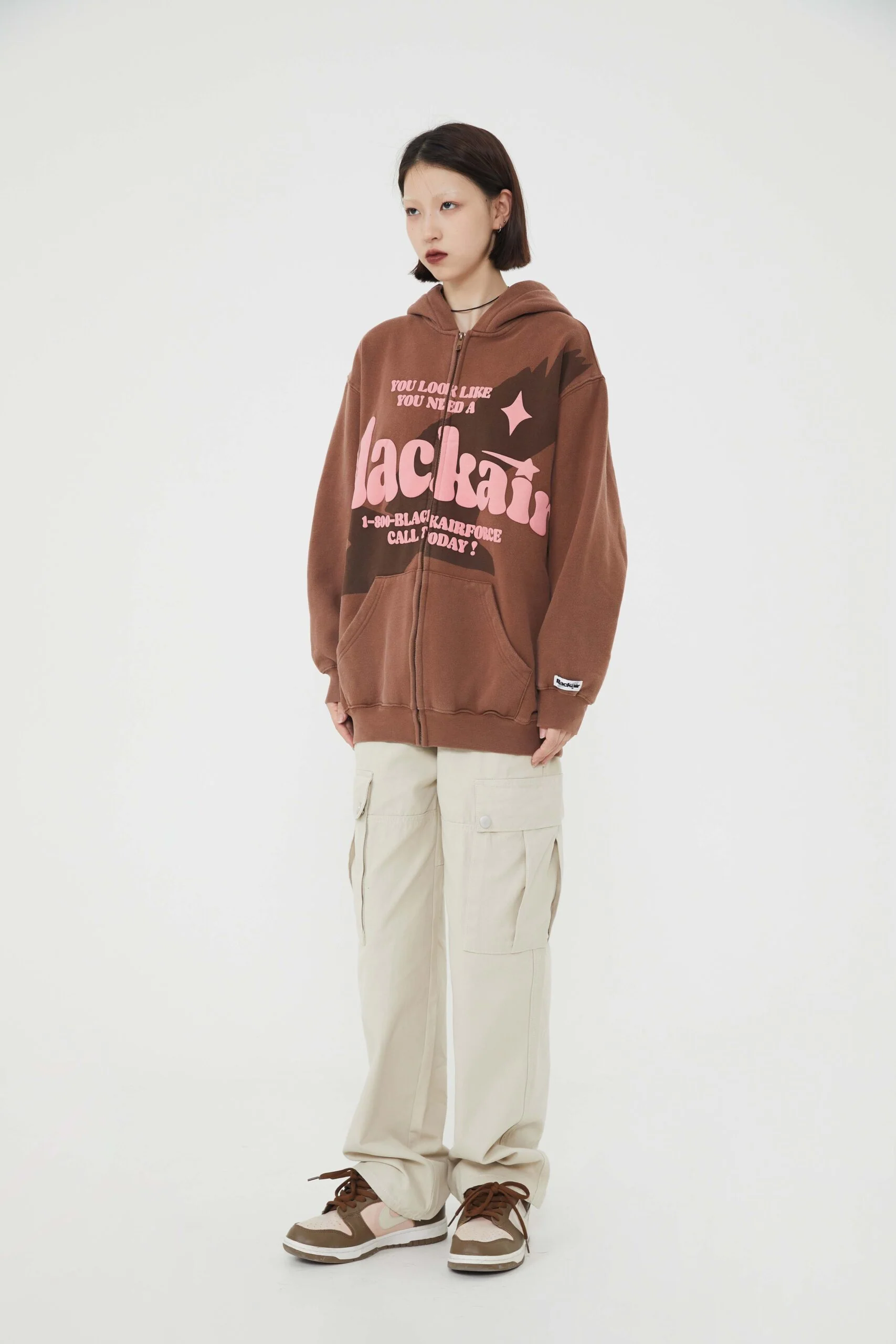 1-800-Force Zip Hoodie