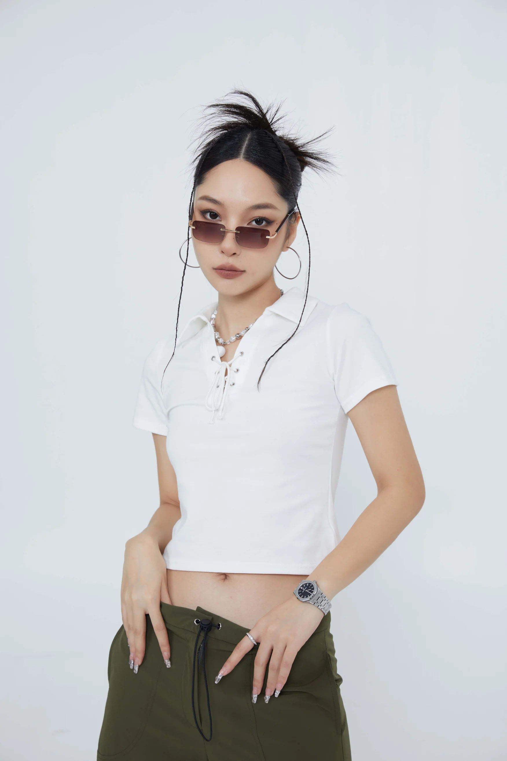 Shoelace On Top Polo