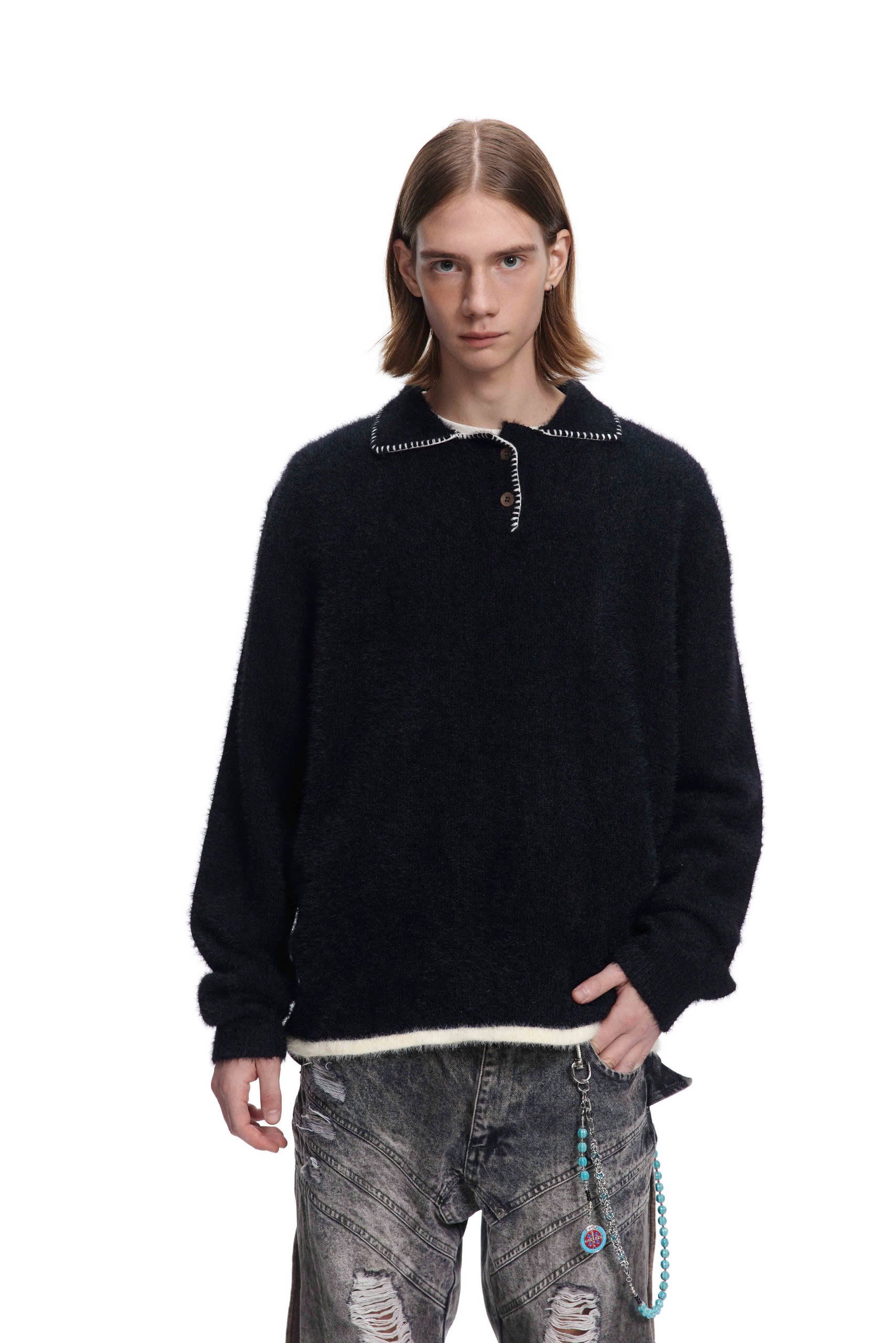 The Way Home Knit Polo Shirt