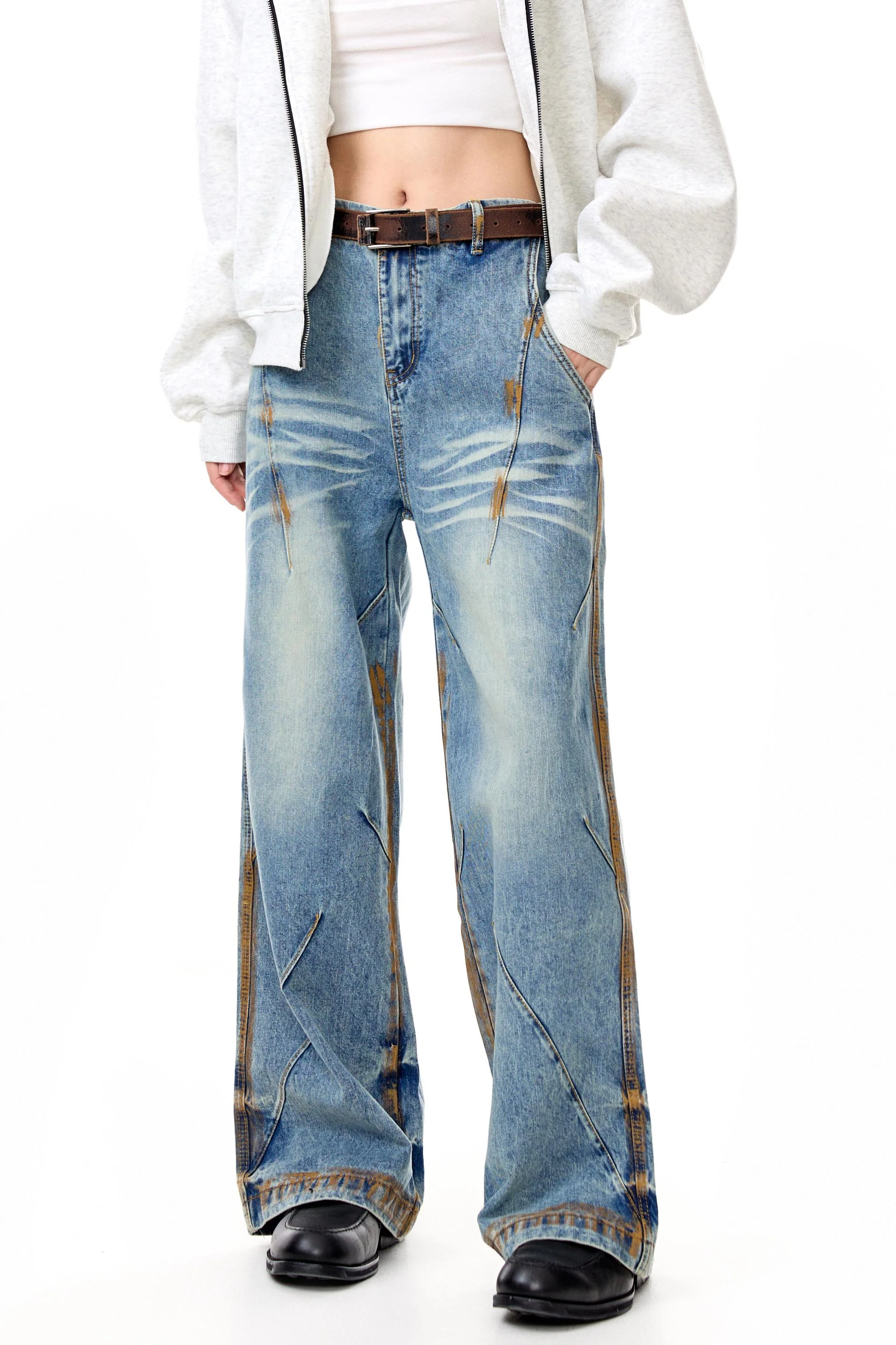 Sewing The Wound Jeans Pants