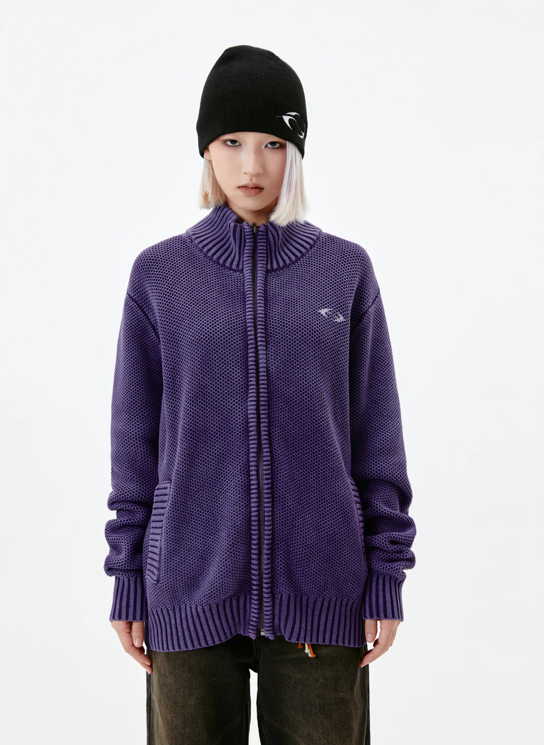 Work Hard Dream Big Knitwear Zipper