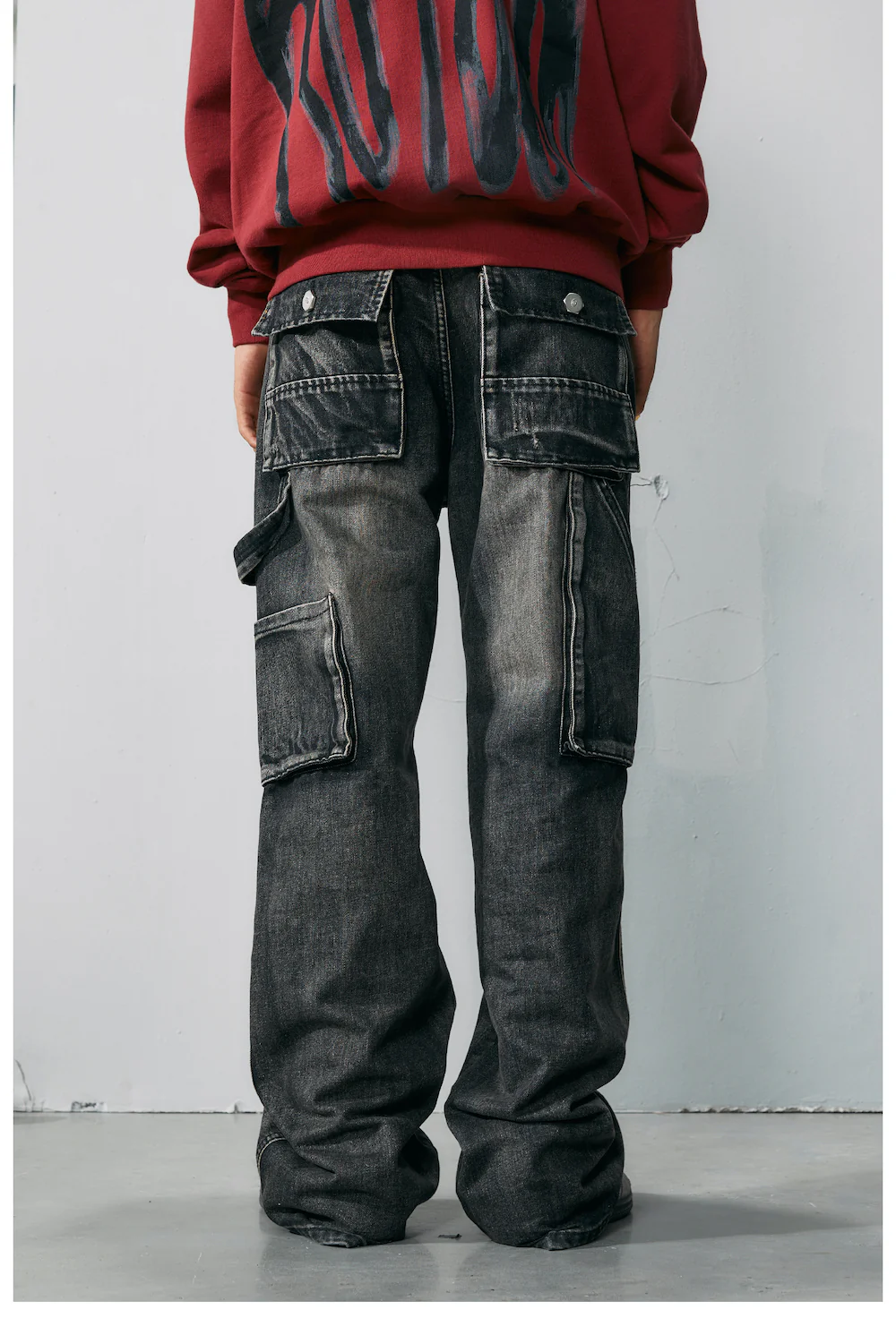 R69 Go Home If You Fear Jeans Pants