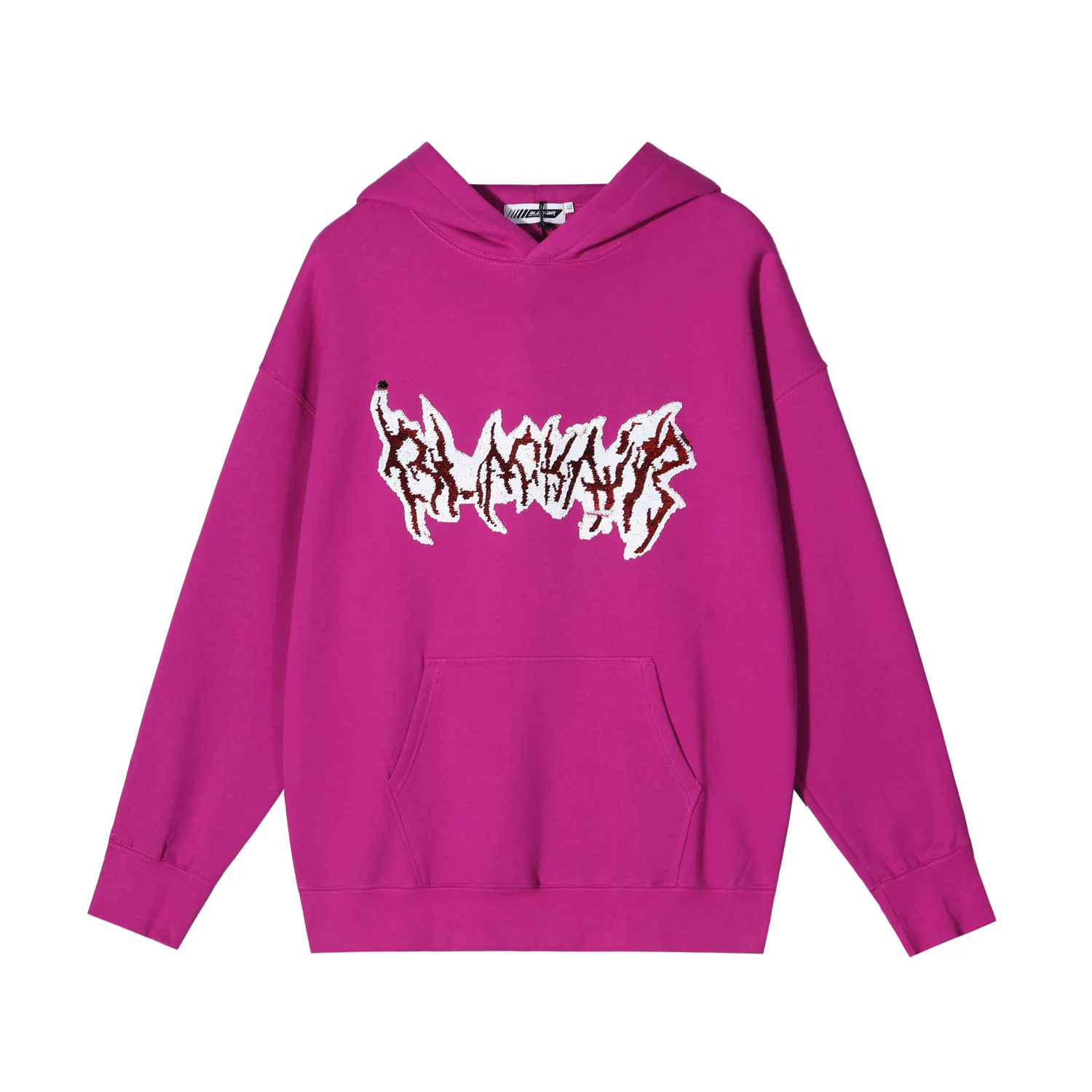 False Trick Round Collar Hoodie