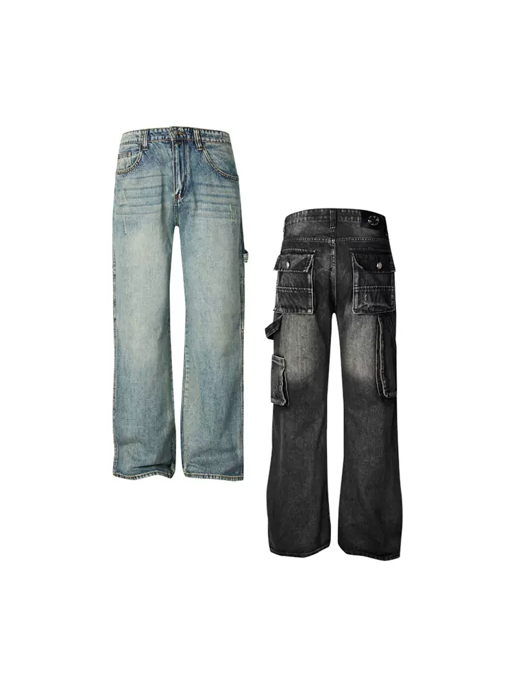 R69 Go Home If You Fear Jeans Pants