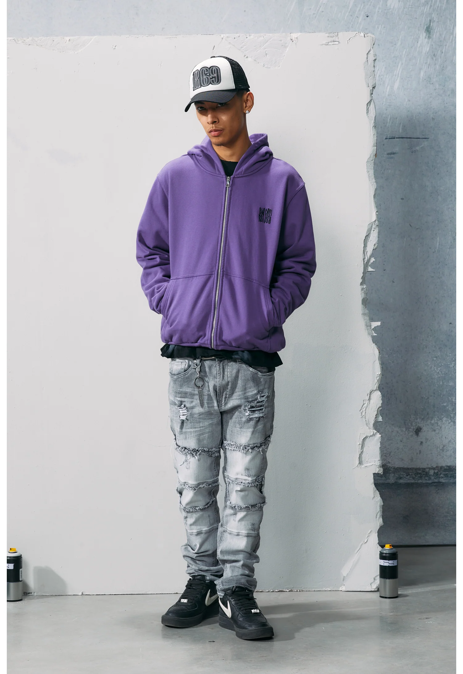 R69 Honesty Is Also A Weakness Hoodie Zip