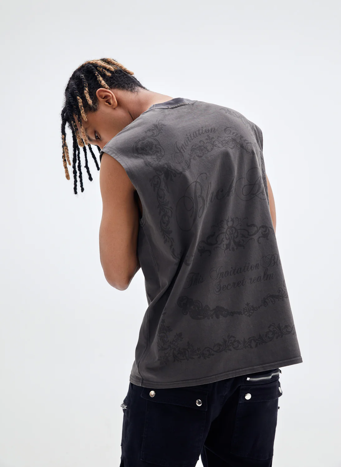 This Invitation Black Secret Realm Tank Top