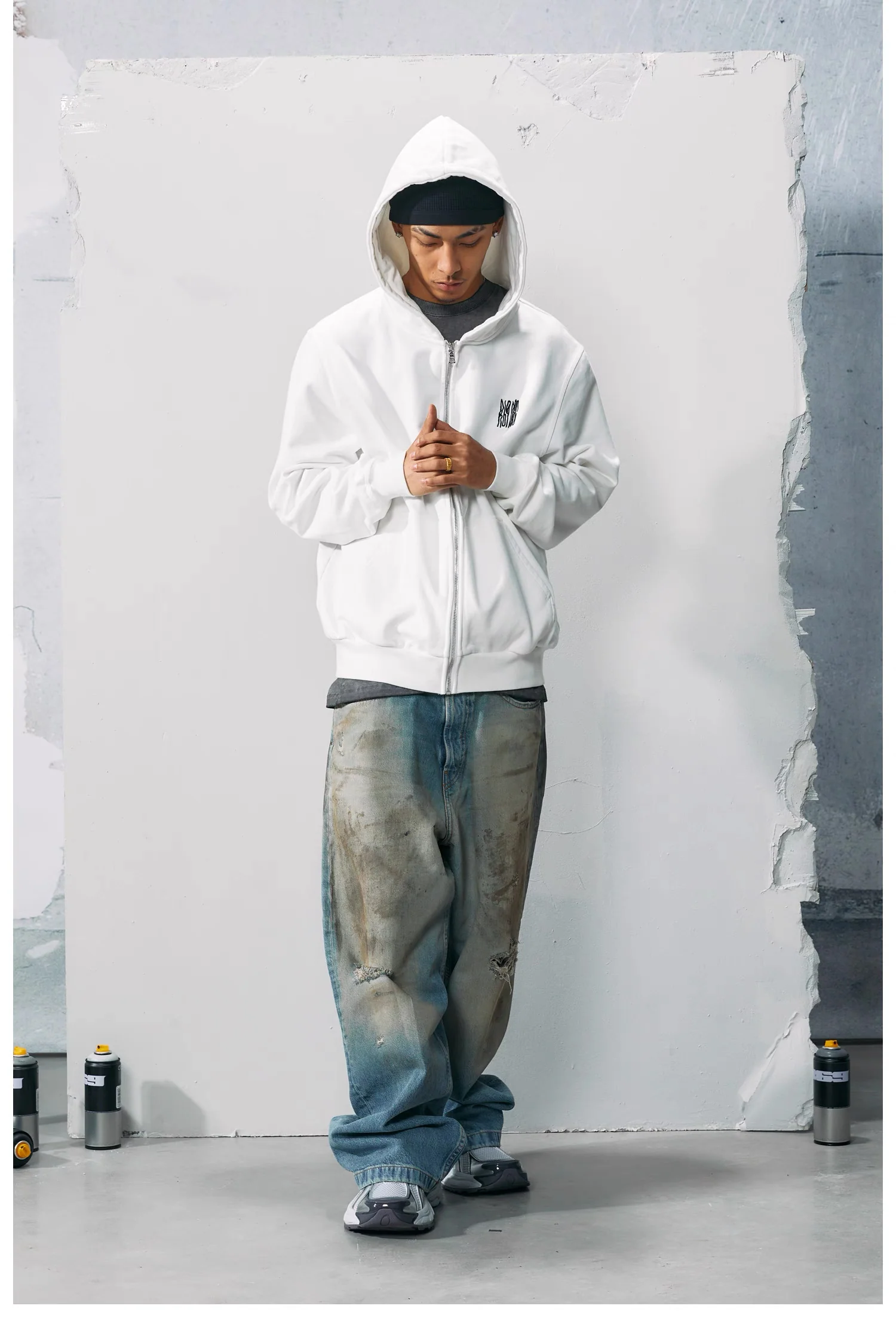 R69 Honesty Is Also A Weakness Hoodie Zip