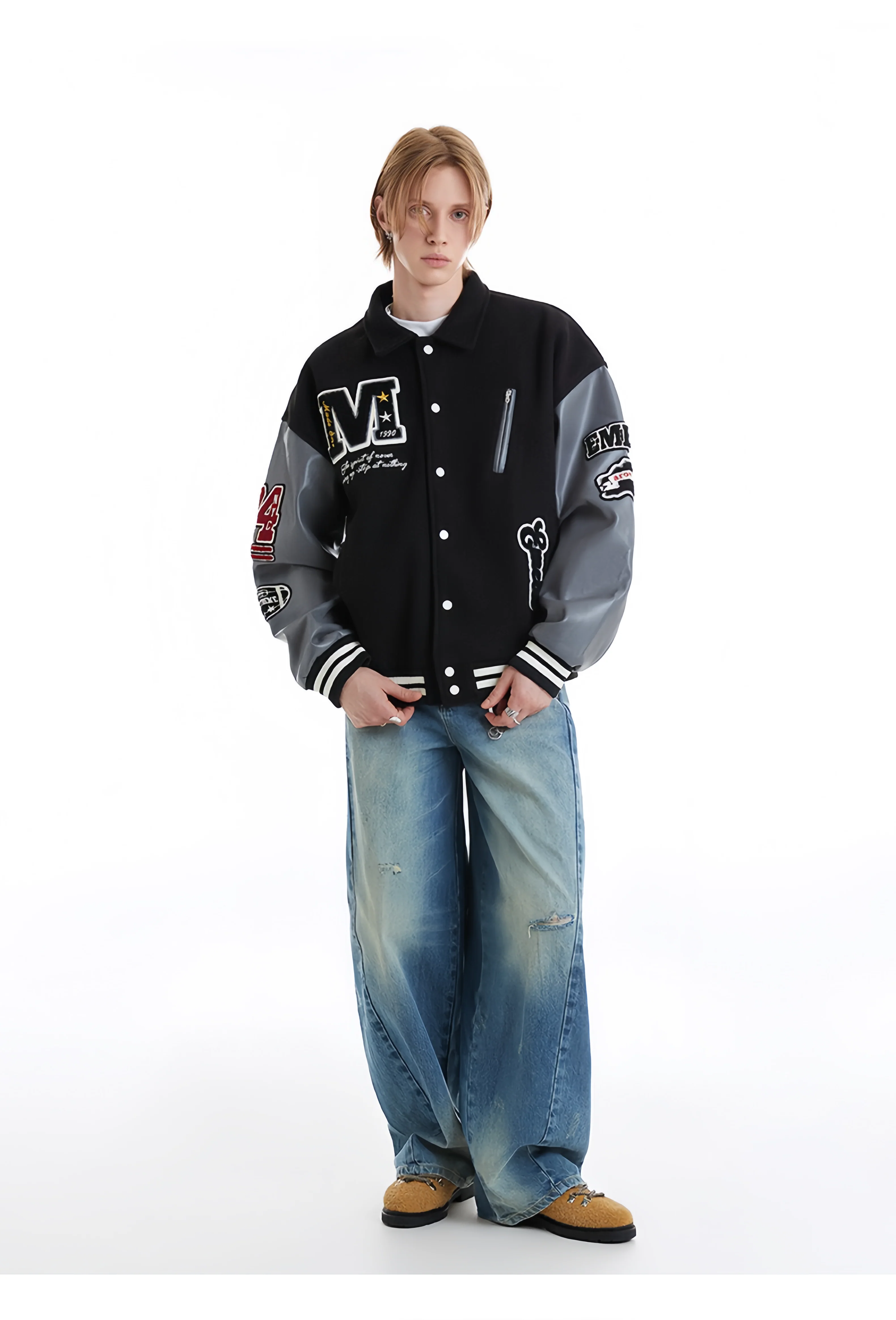 Around The World Varsity Jacket