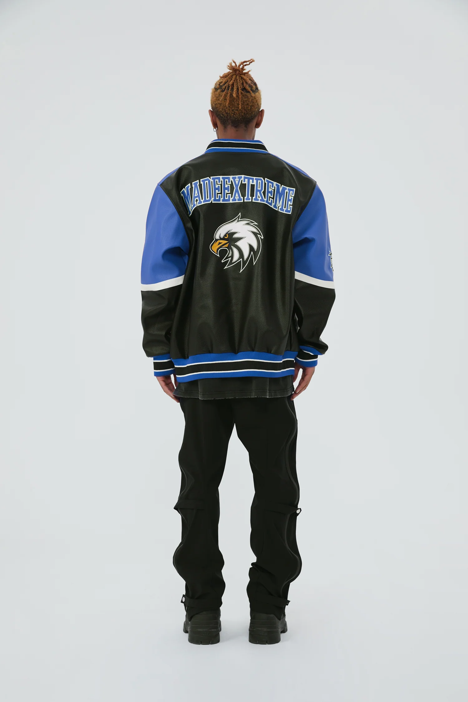 Eagles Leather Varsity Jacket