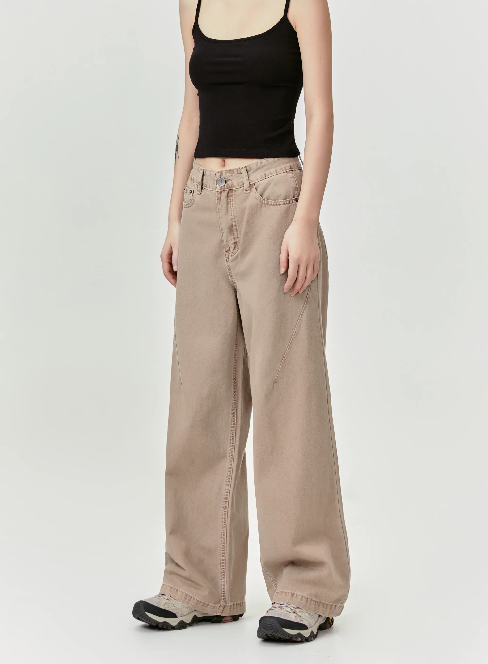 Braid Upgrade Kaki Pants