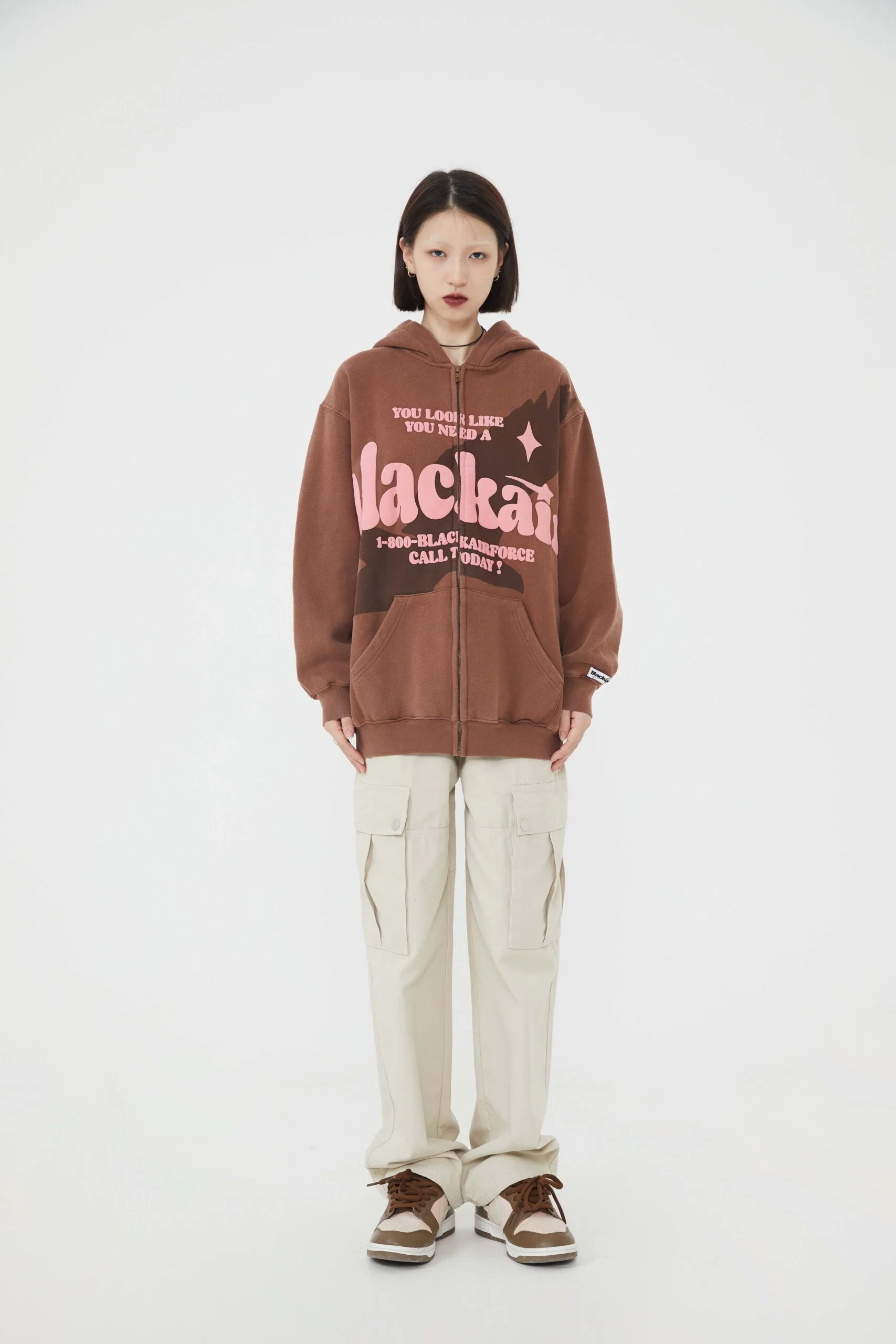 1-800-Force Zip Hoodie