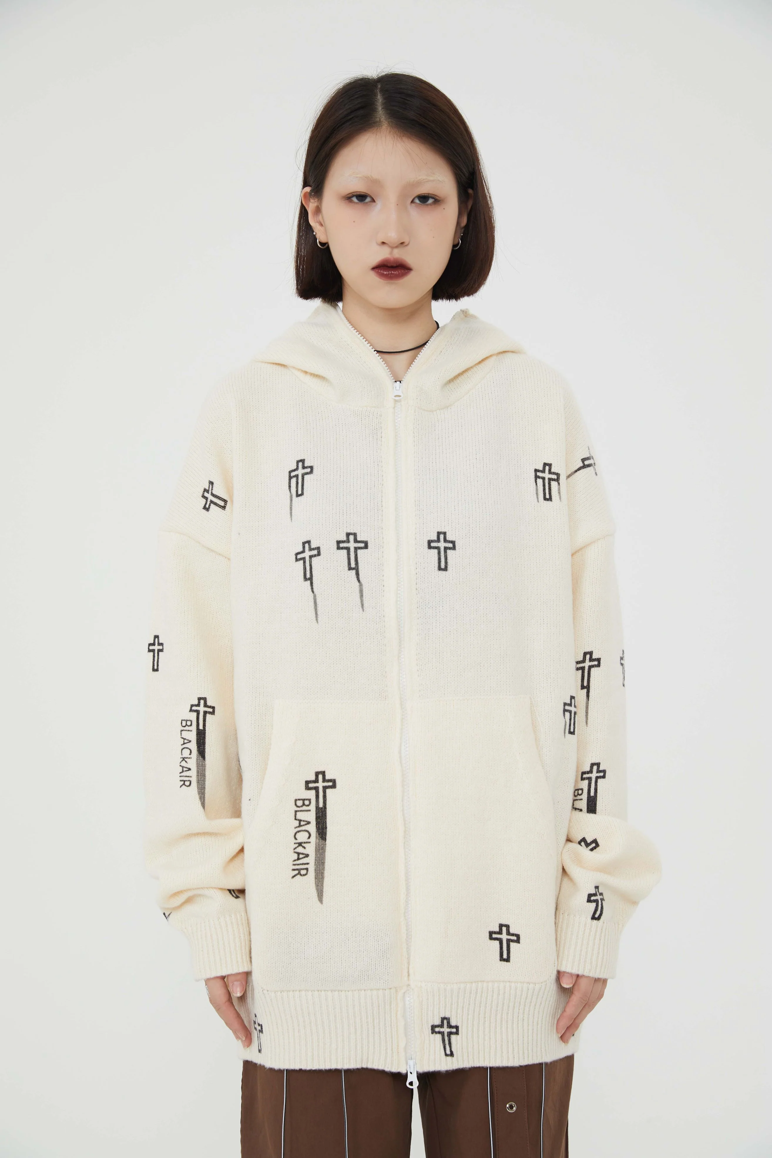 Anywhere Cross Hoodie Knit