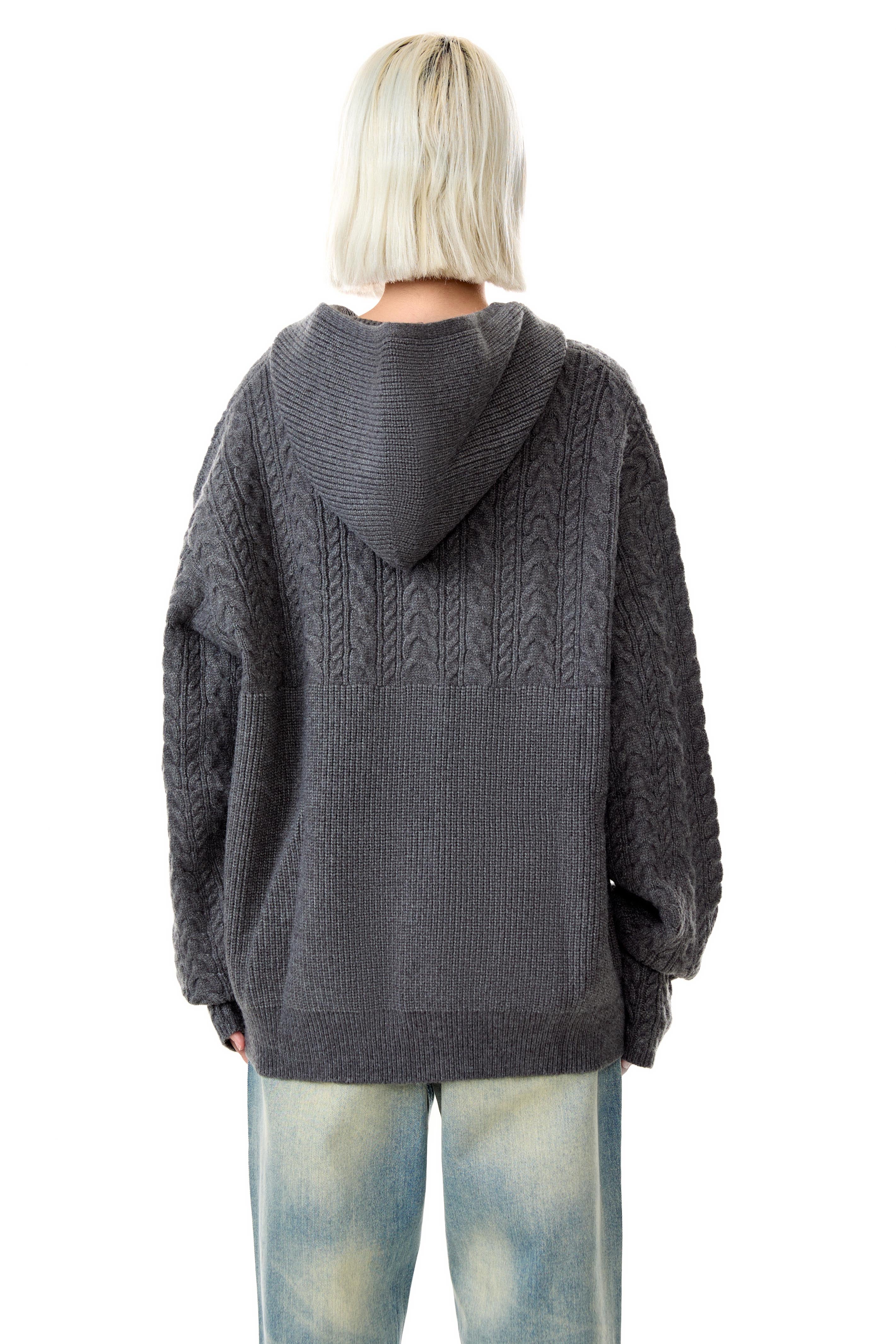 Loophole Knit Zip