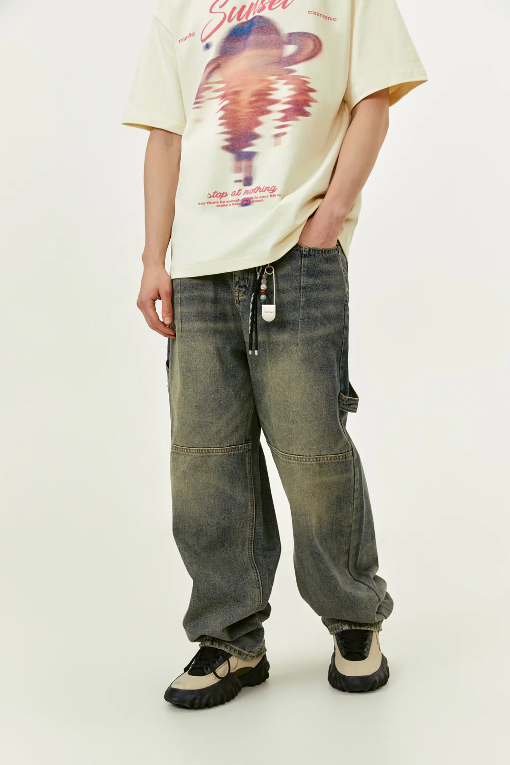 Circle Jeans Pants
