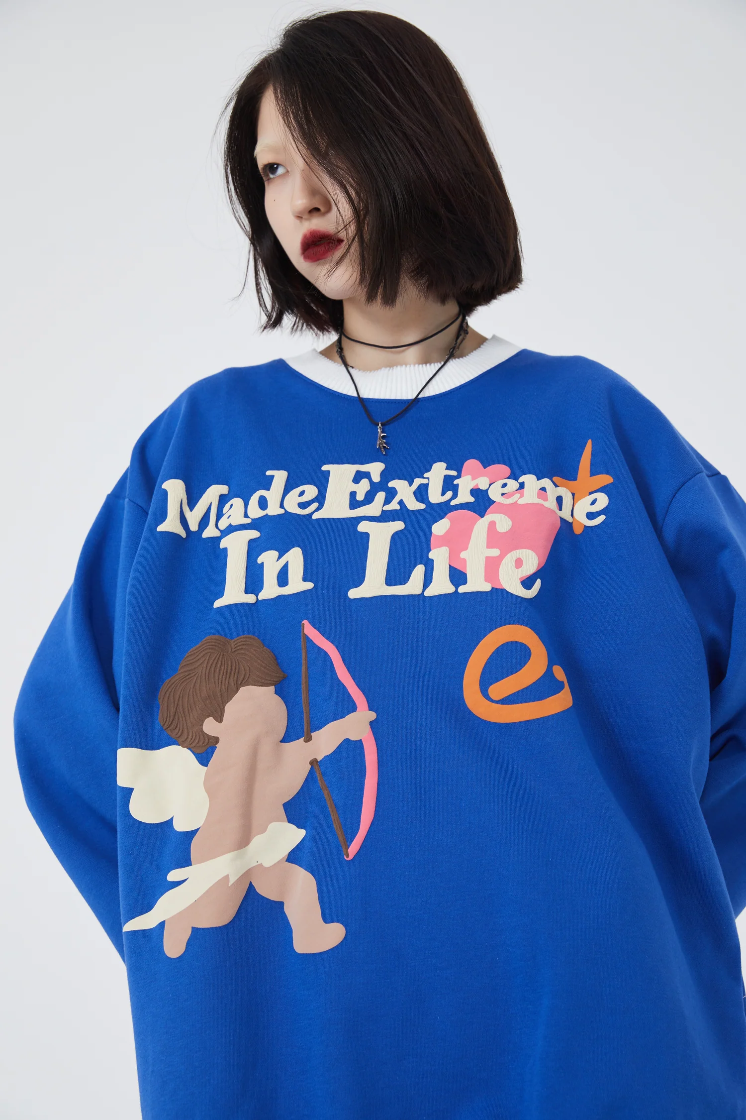 Arrow Cupid Sweatshirts Long-Sleeve