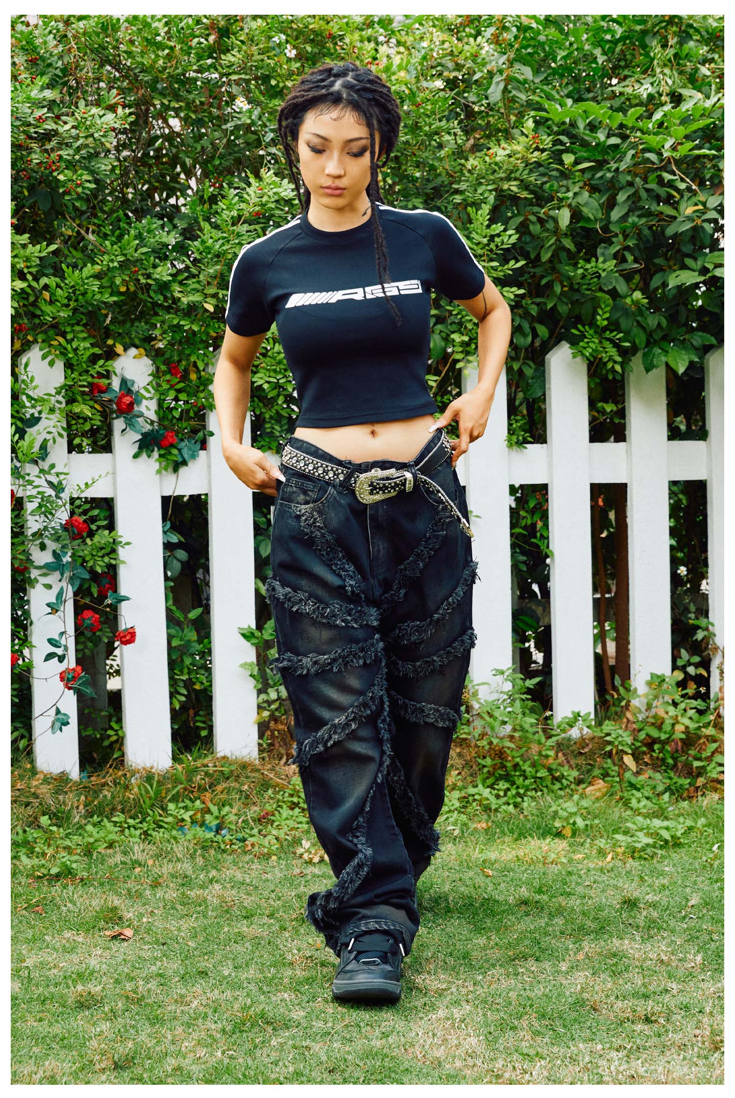 R69 Gigantic Octopus Jeans Pants