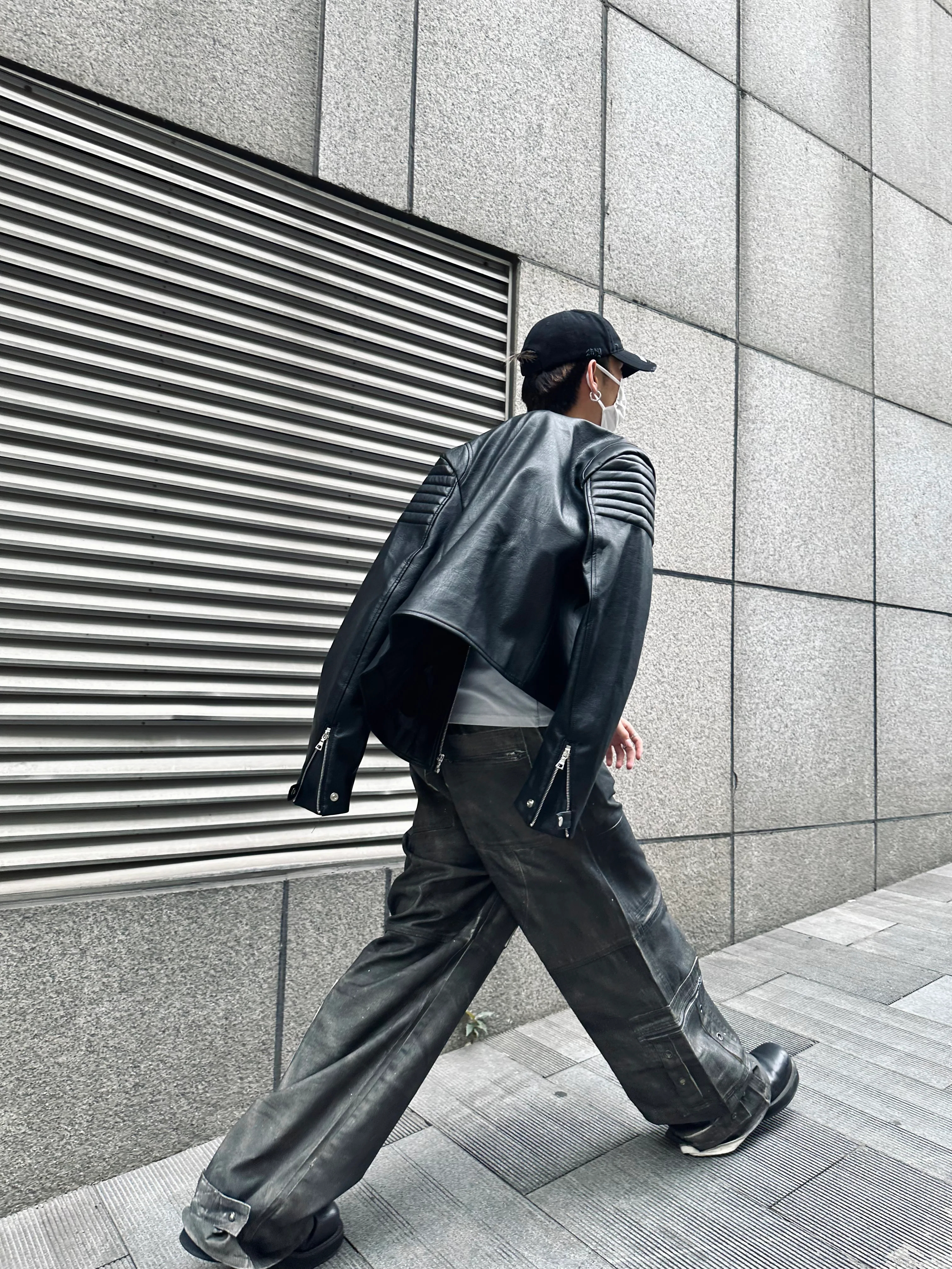 R69 No Love No Life Leather Jacket