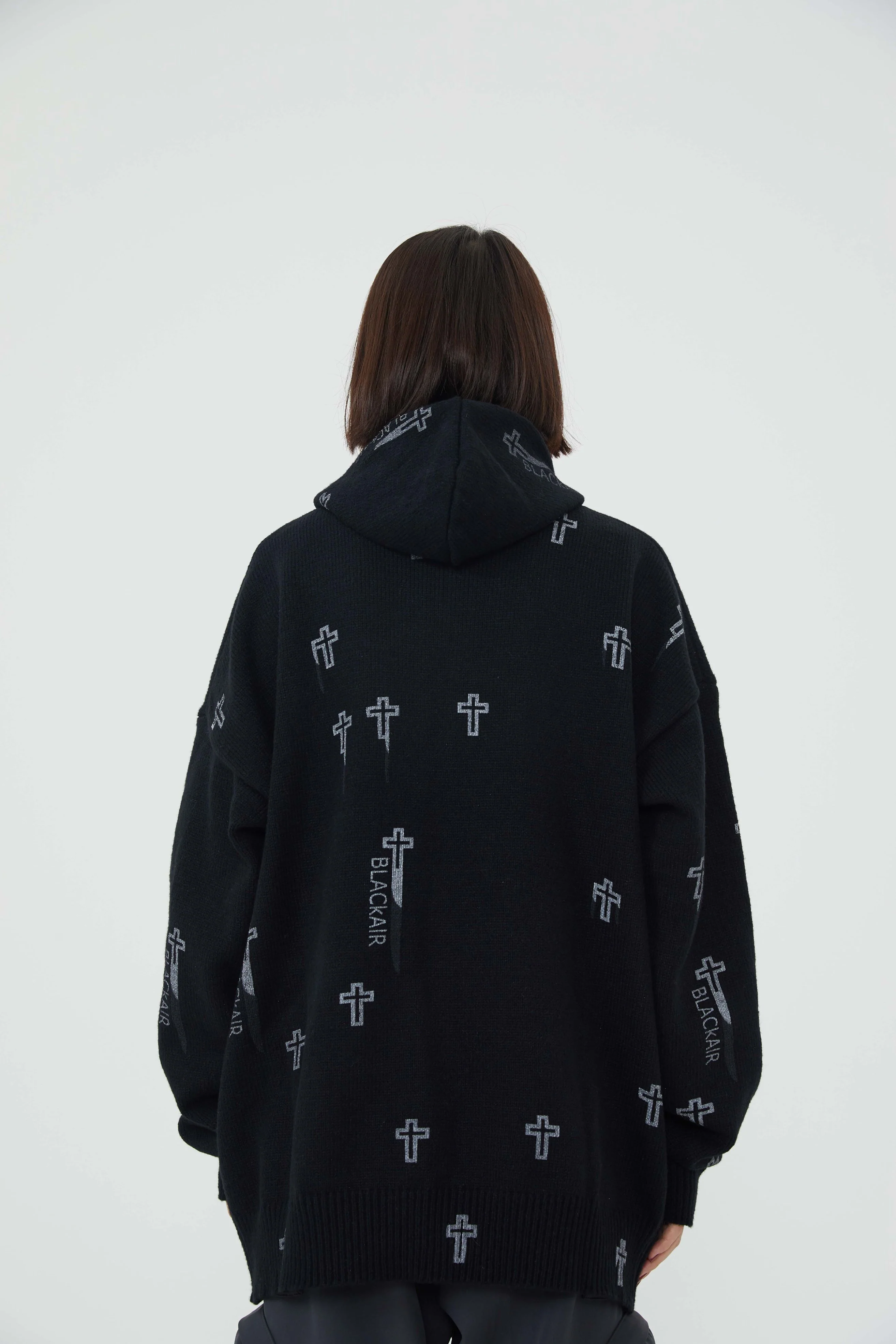 Anywhere Cross Hoodie Knit