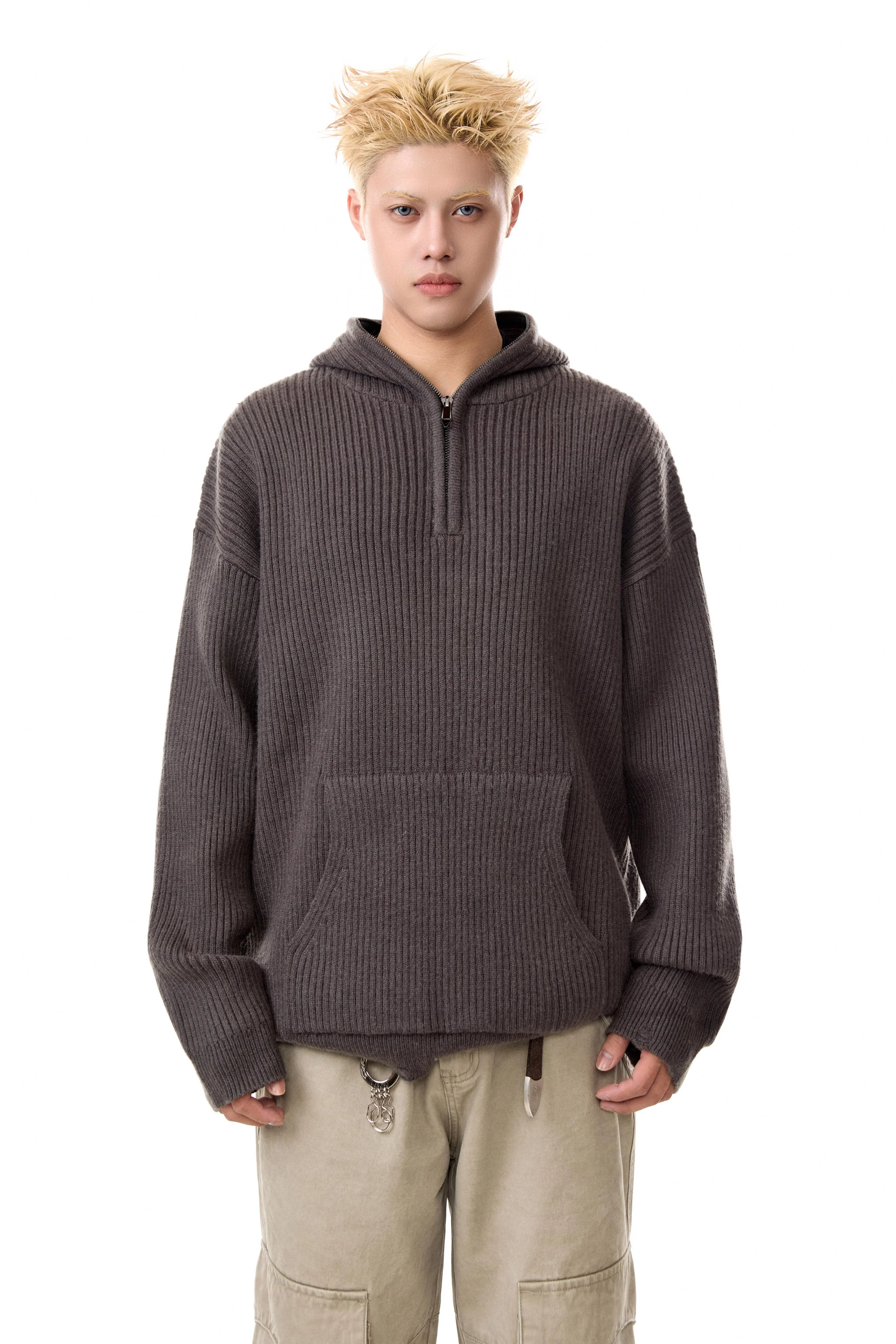 My Only Wish Half Zip Knitwear