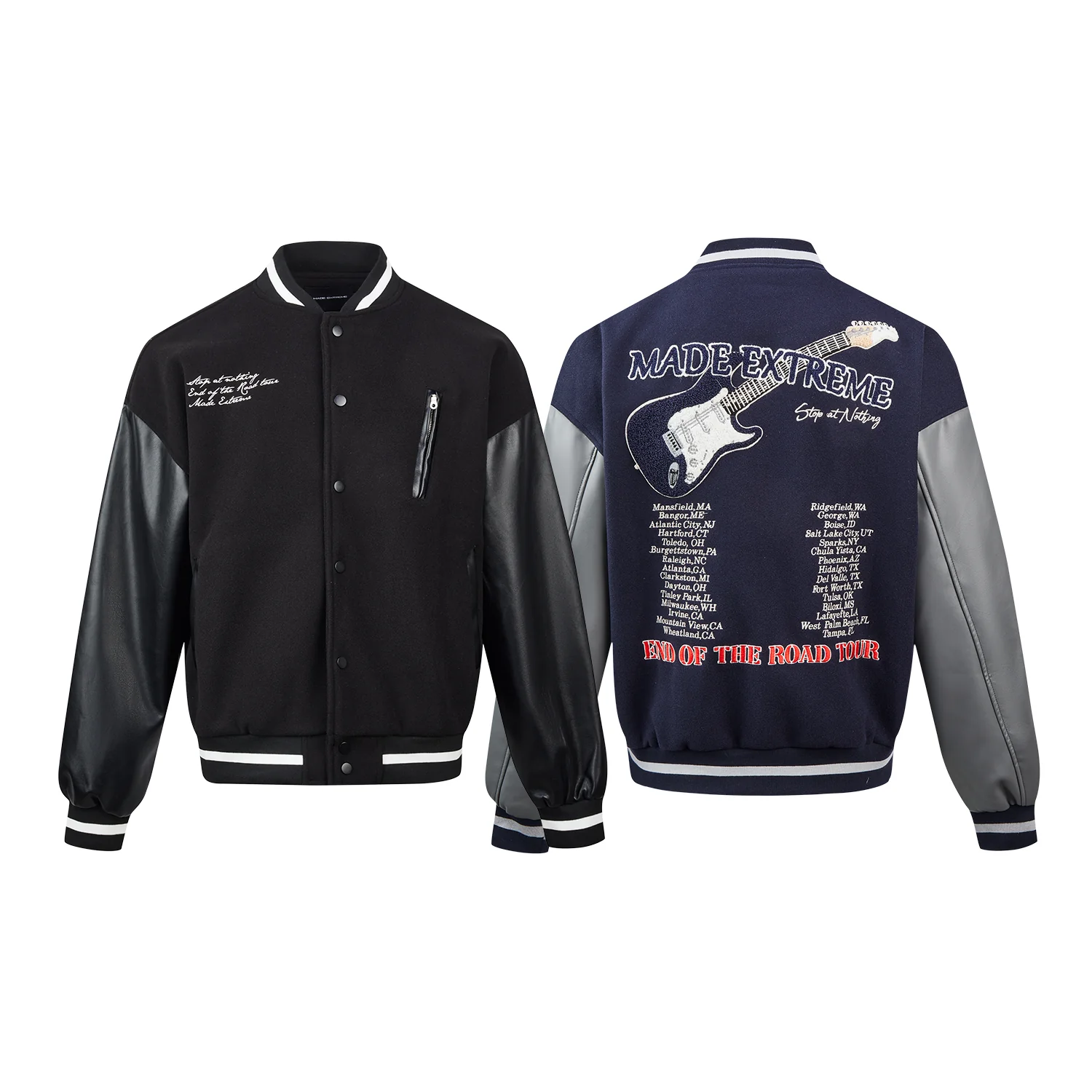 End Of The Road Tour Varsity Jacket