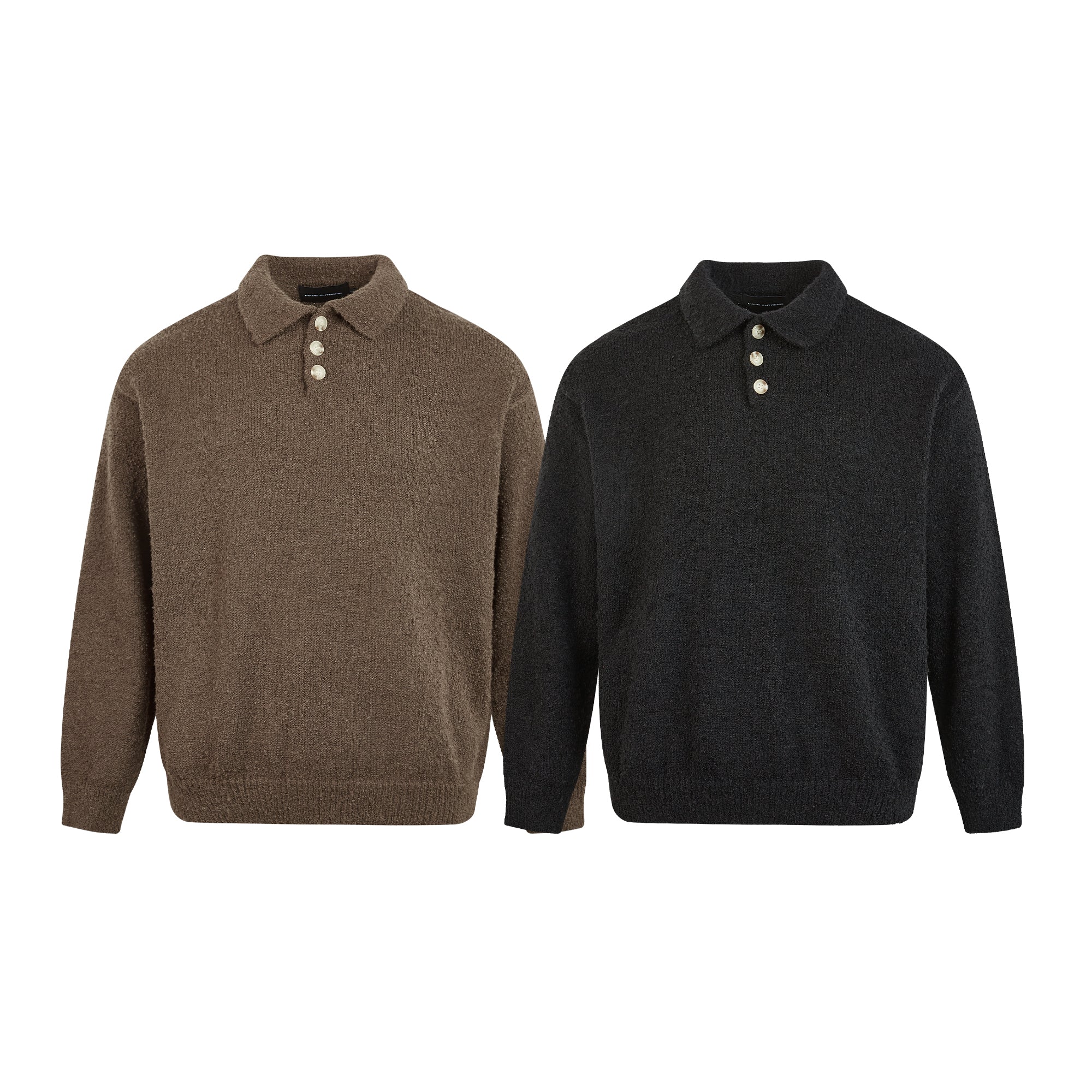 Tree Button Polo Shirt