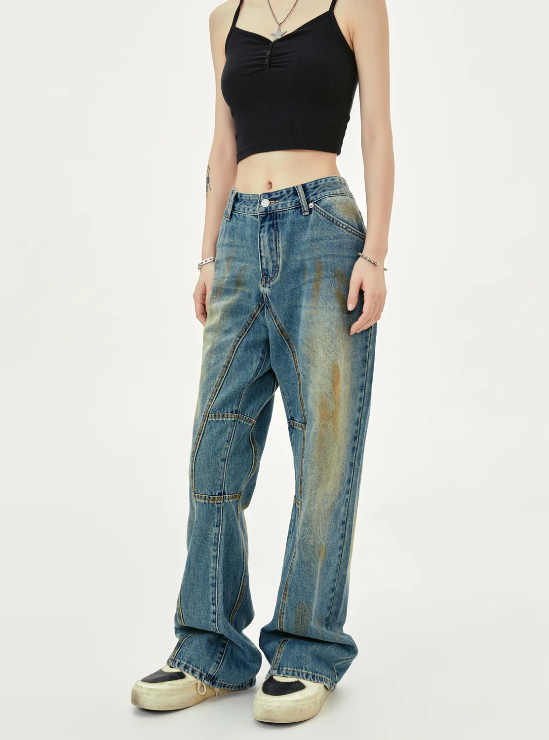 Double Jeans Pants
