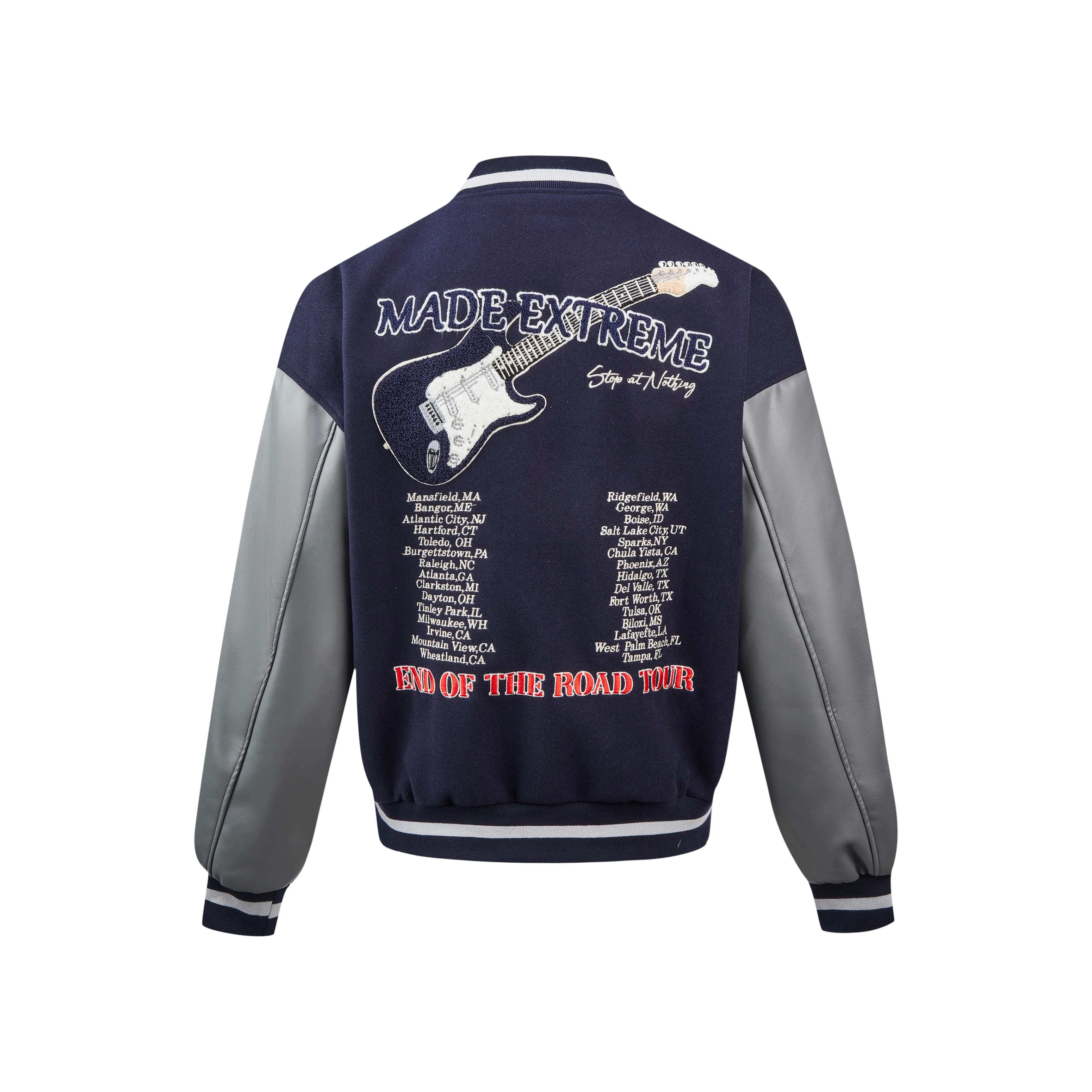 End Of The Road Tour Varsity Jacket