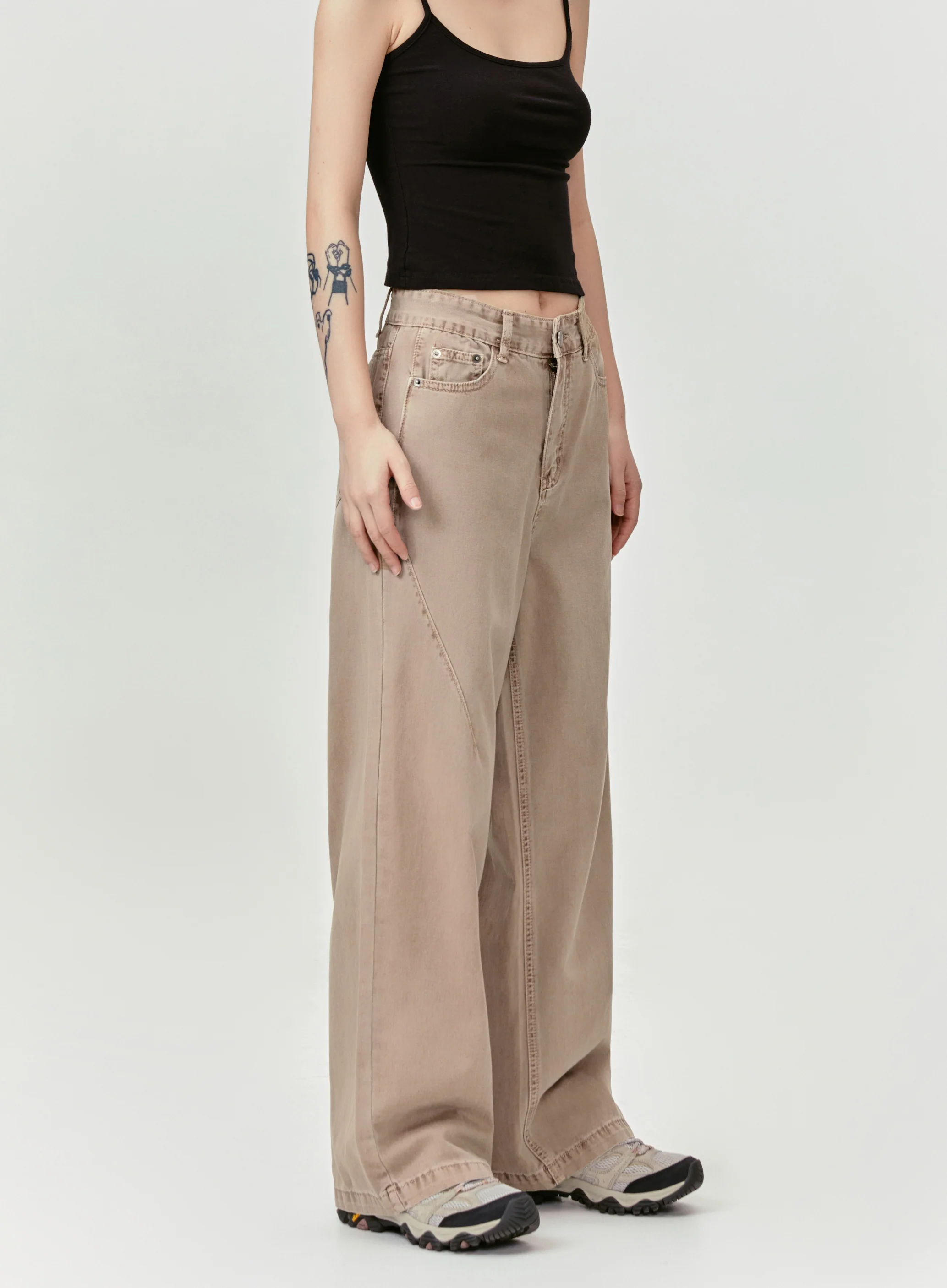 Braid Upgrade Kaki Pants