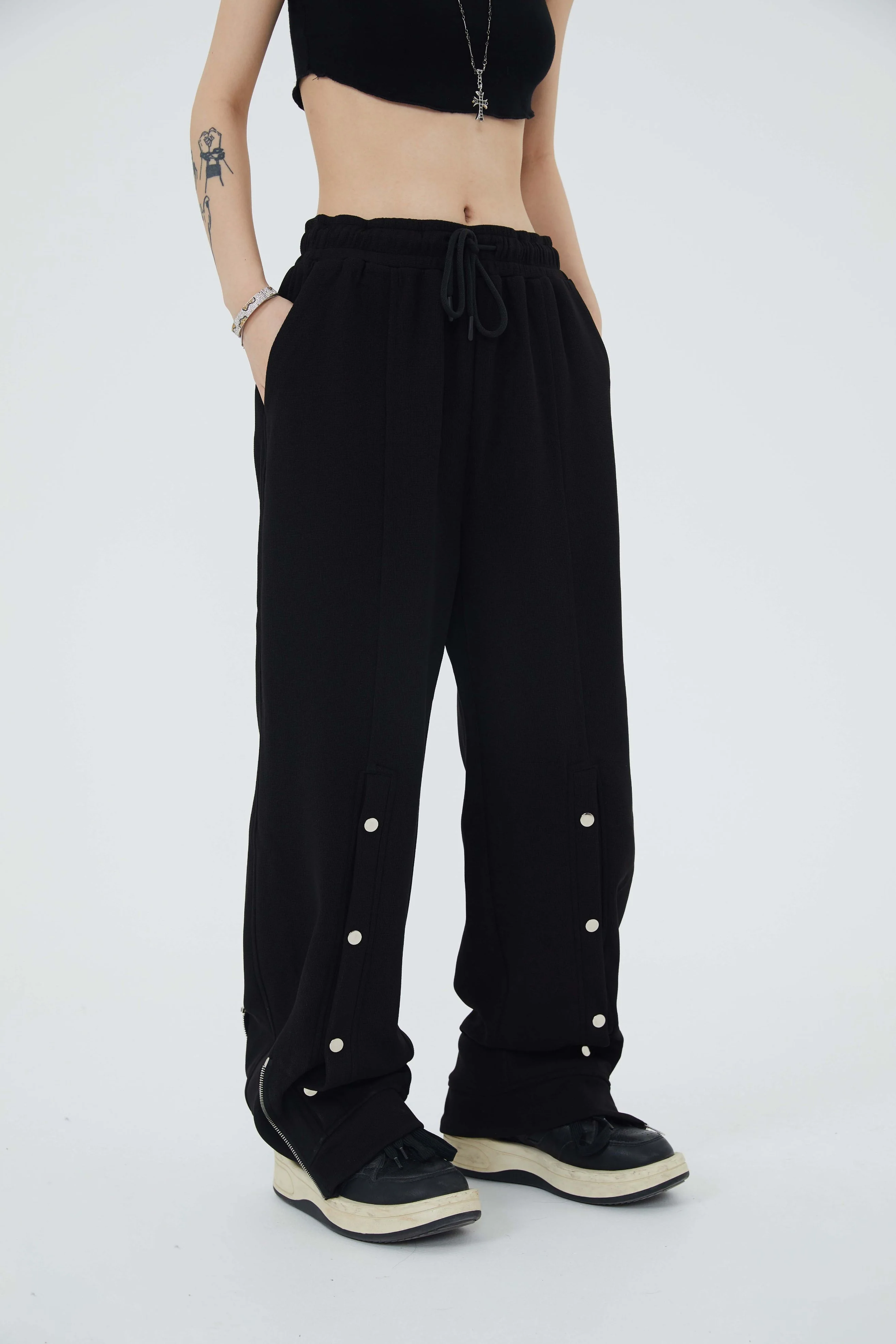 Trunk Zipper Button Pants