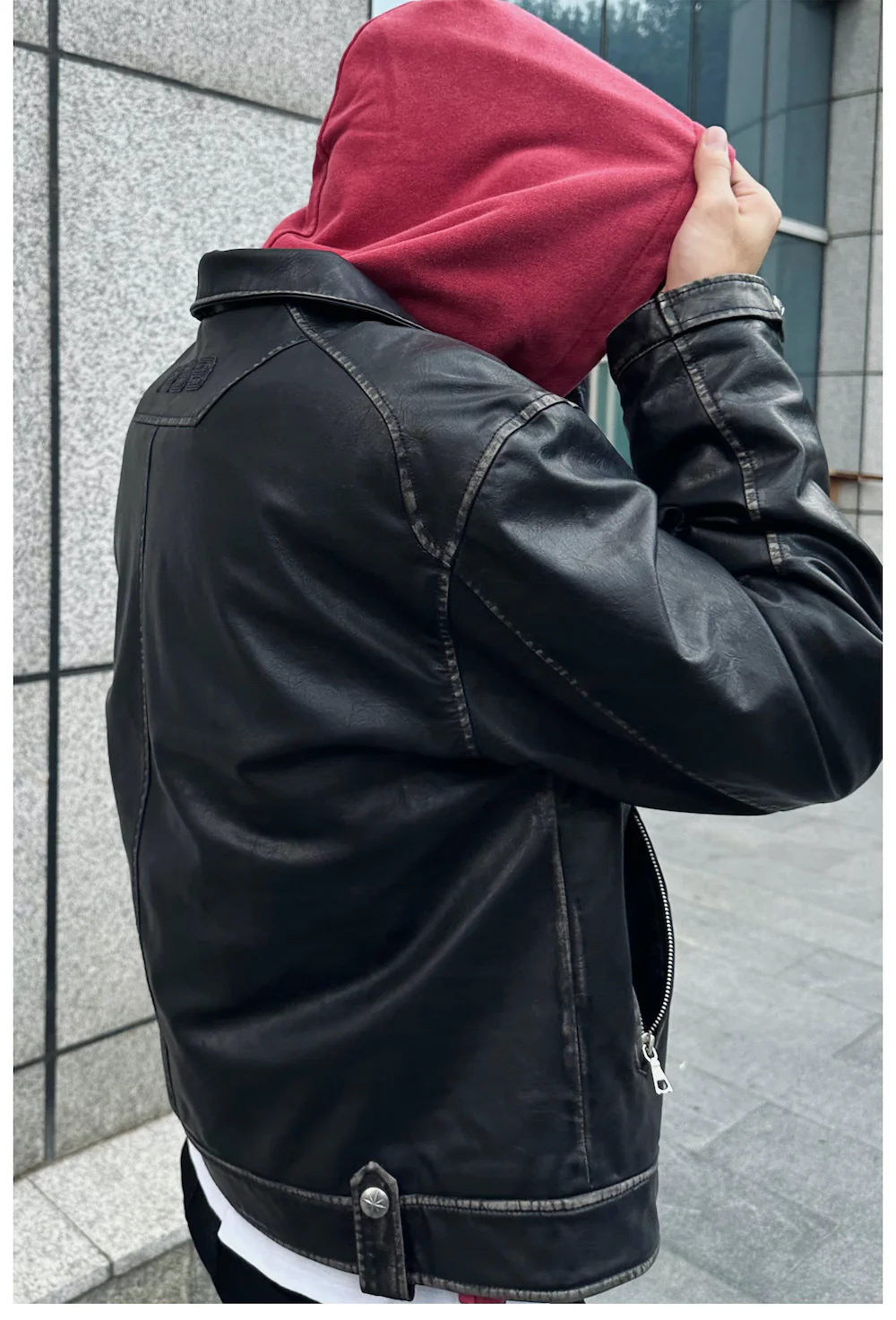 R69 Somethings Real Leather Jacket