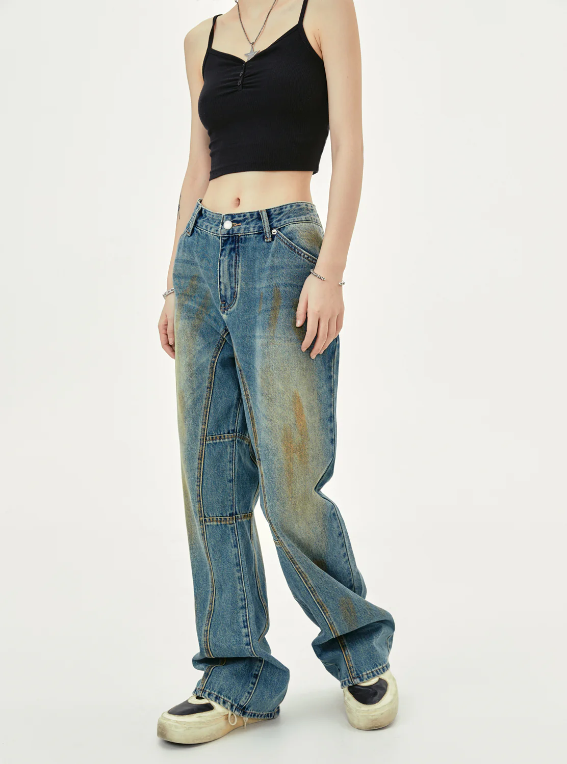 Double Jeans Pants