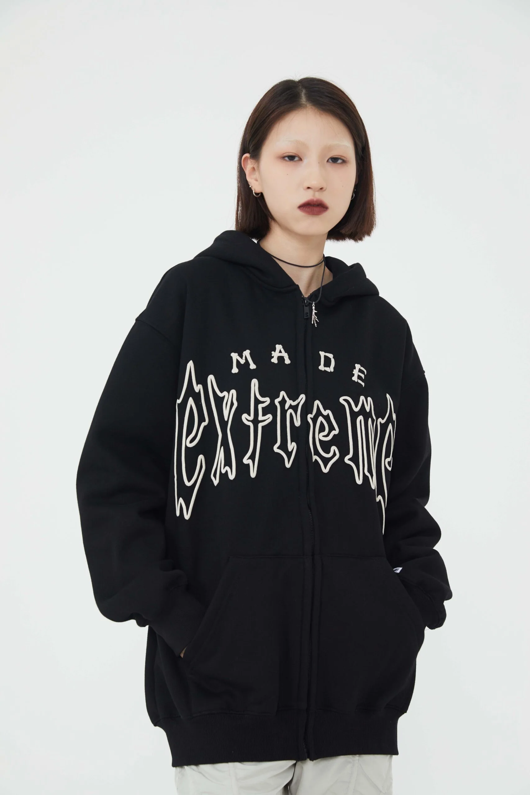 Crouching Zip Hoodie