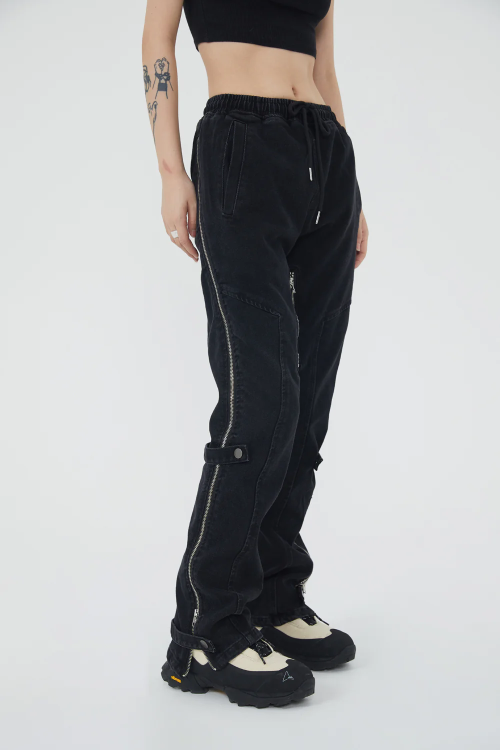 Techwear Ultilised Denim Pants