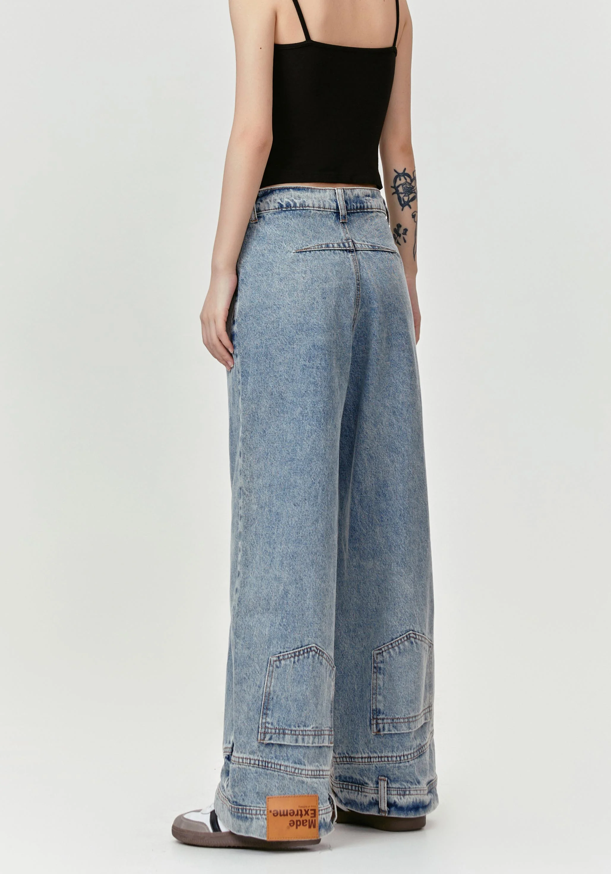 Inverted Triangle Jeans Pants