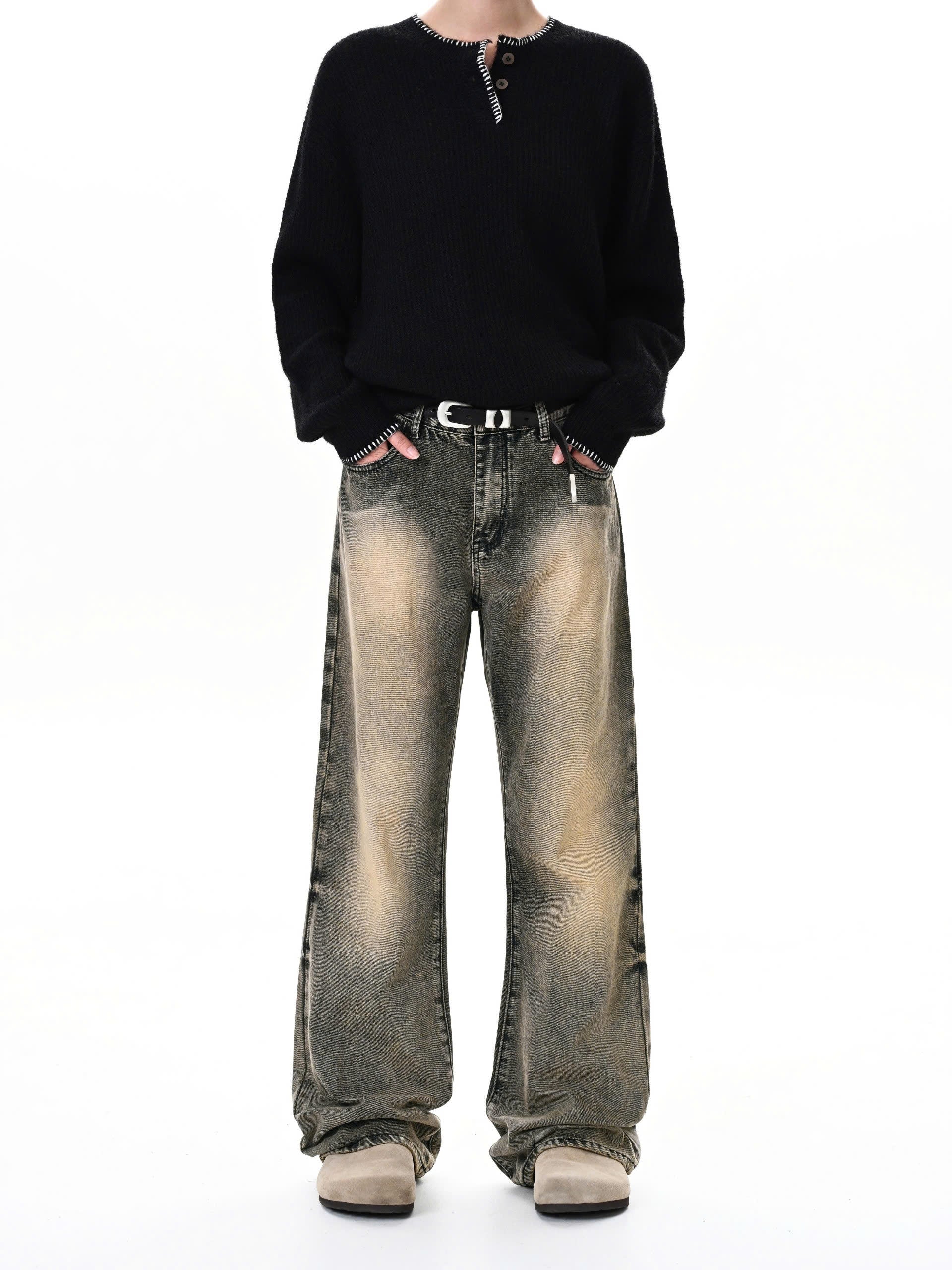 Burnt Grass Jeans Pants