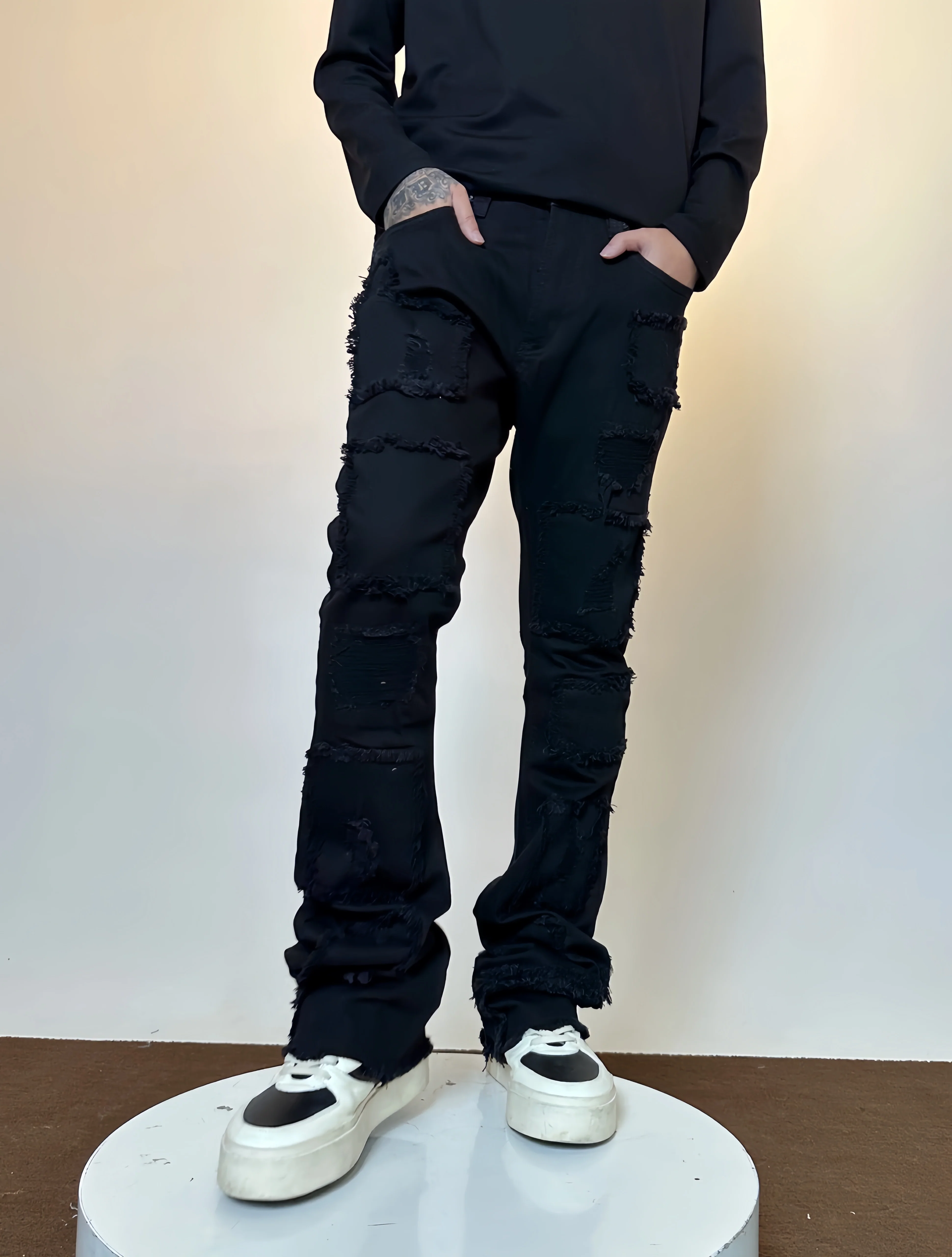R69 Hide And Seek Denim Pants