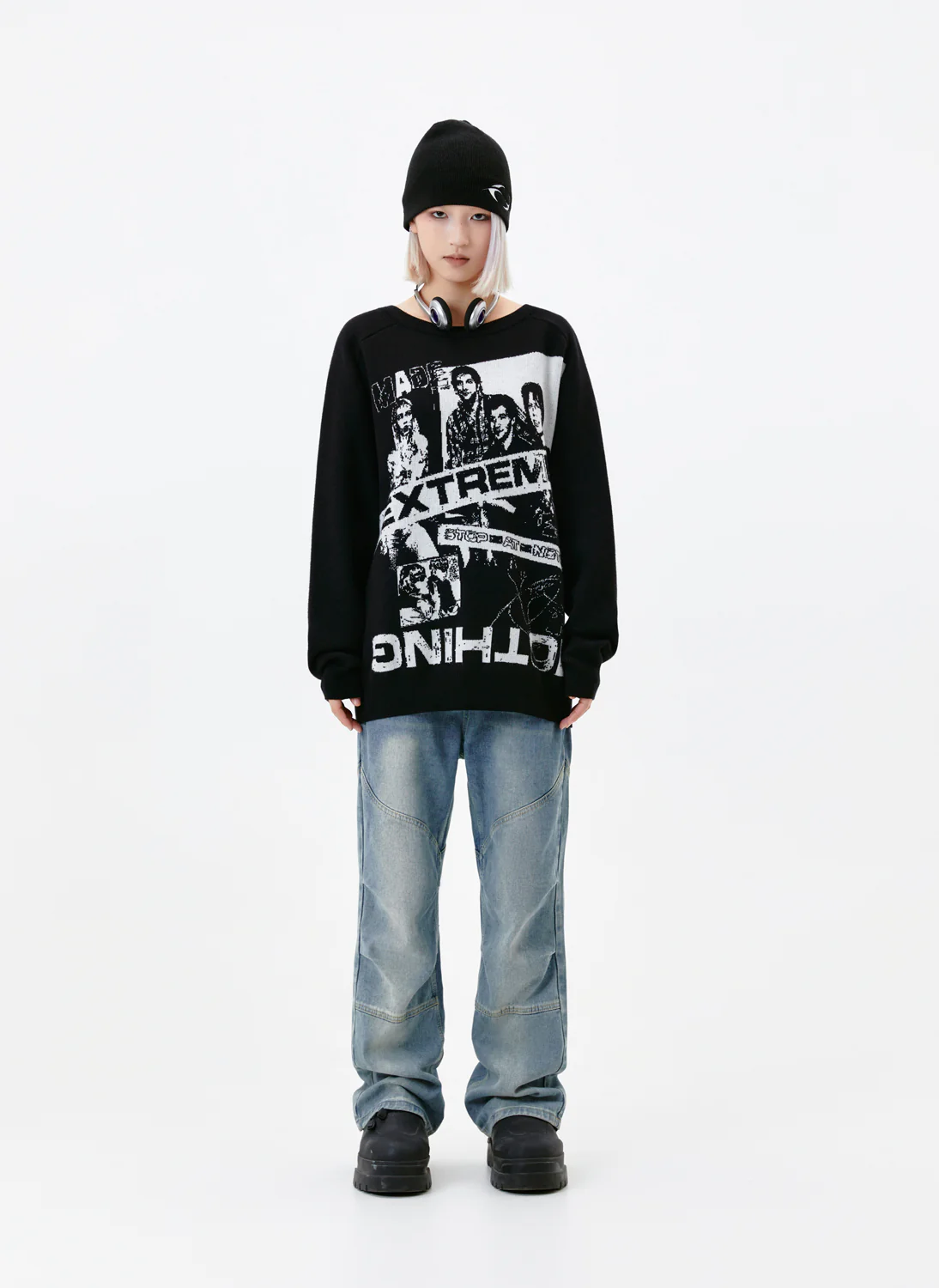 Through The Fire And Flames Knitwear