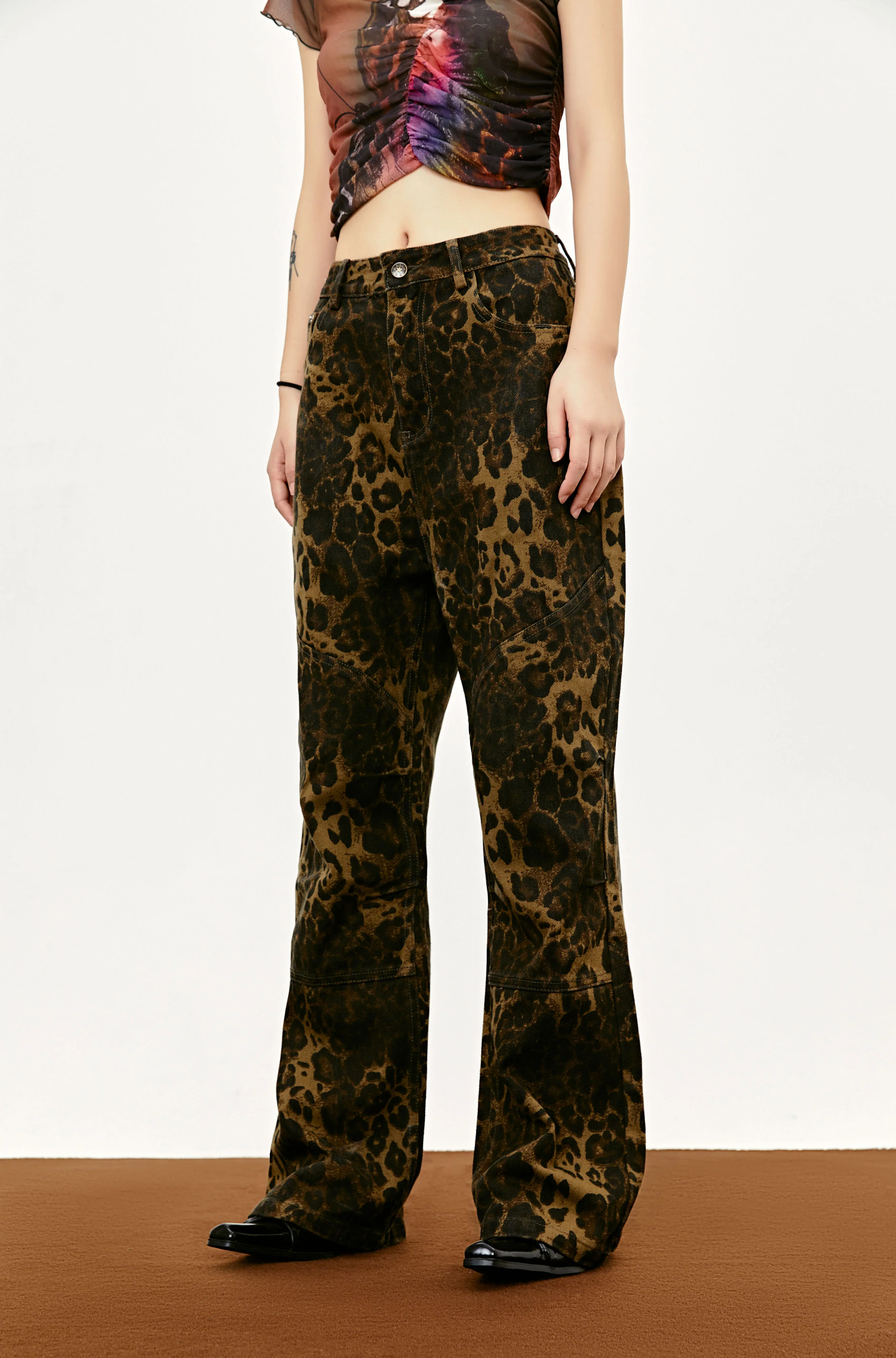 Royal Cheetah Jeans Pants