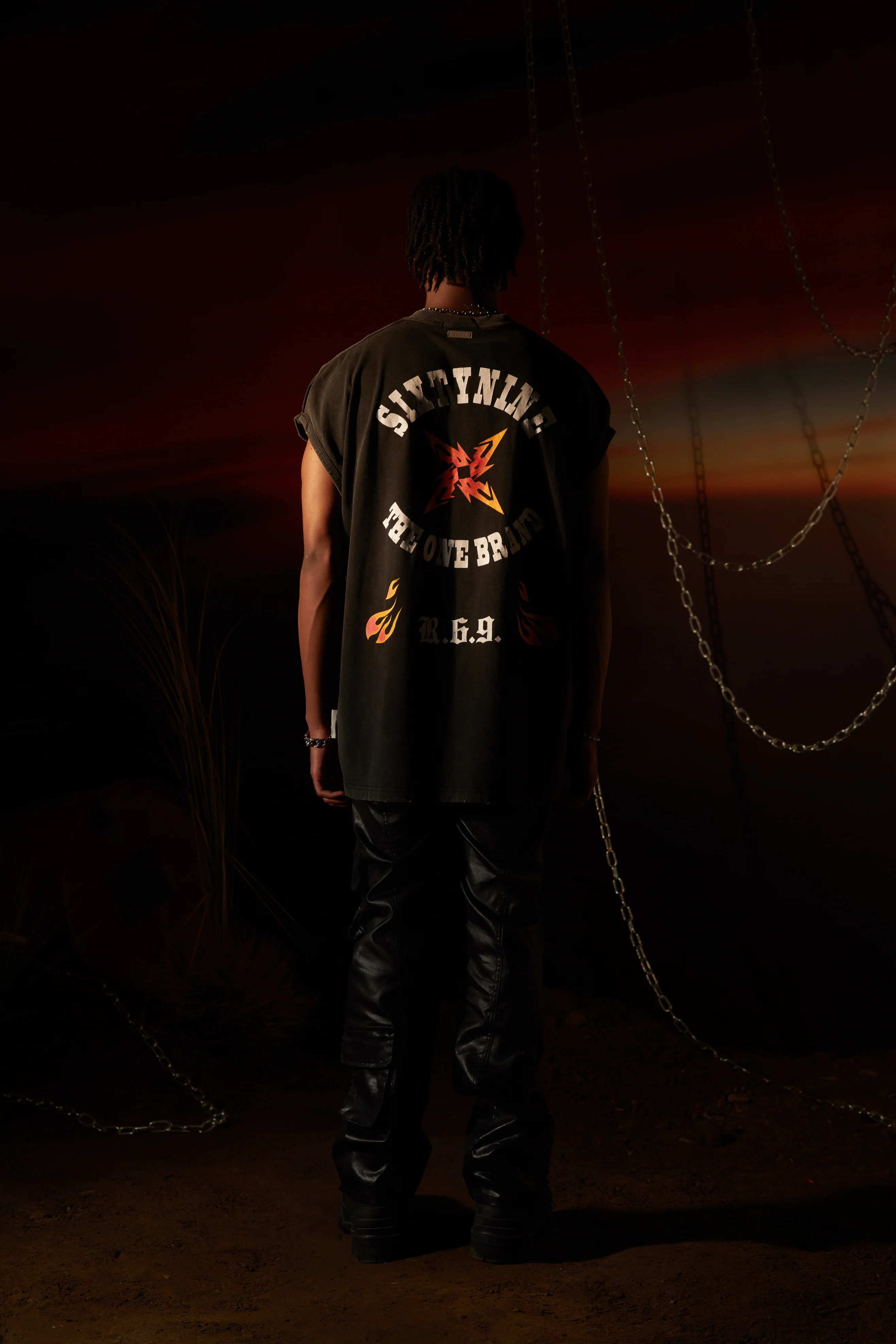 R69 Get The Fire Wings Tank Top