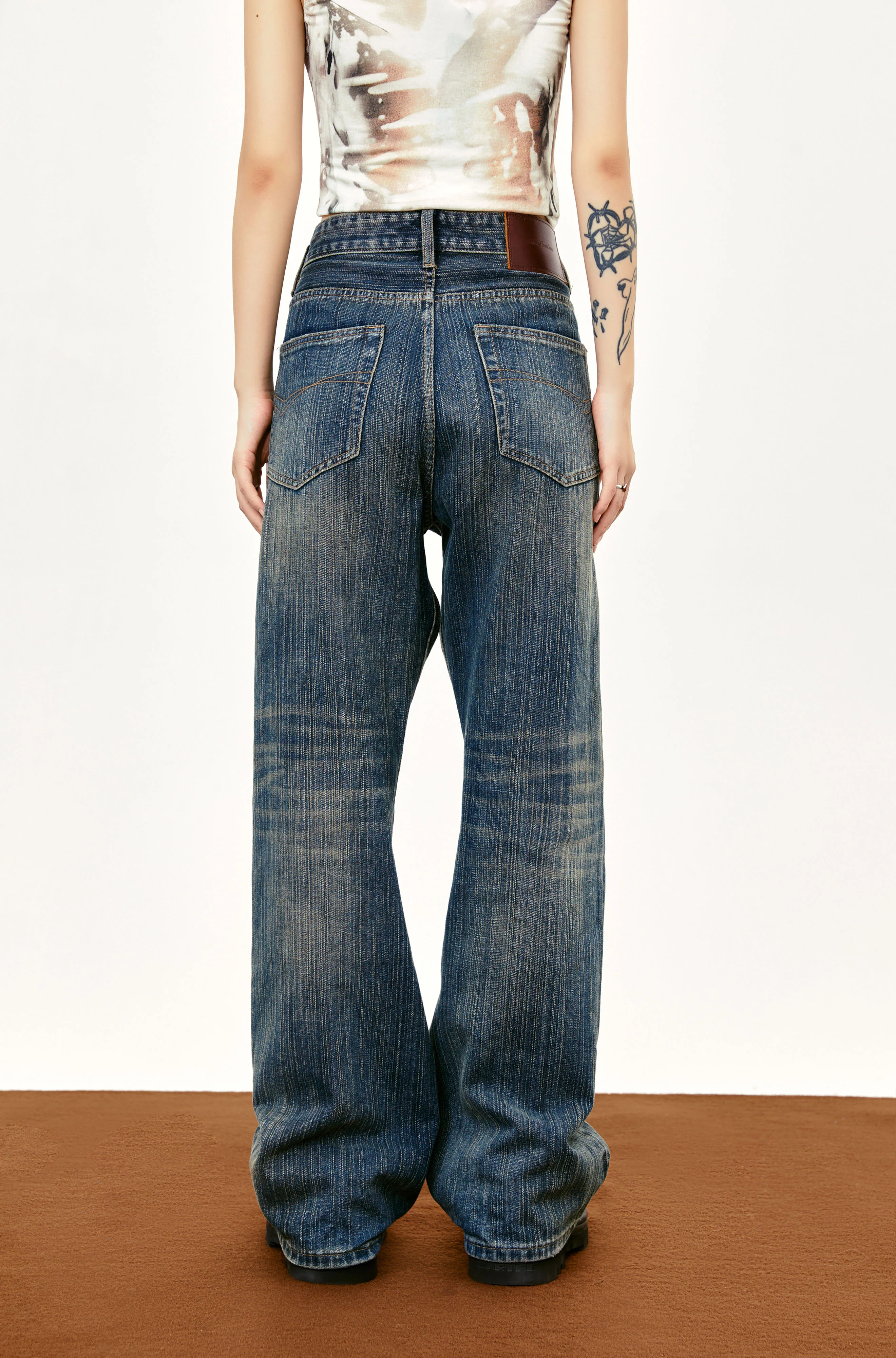 Bamboo Blinds Jeans Pants