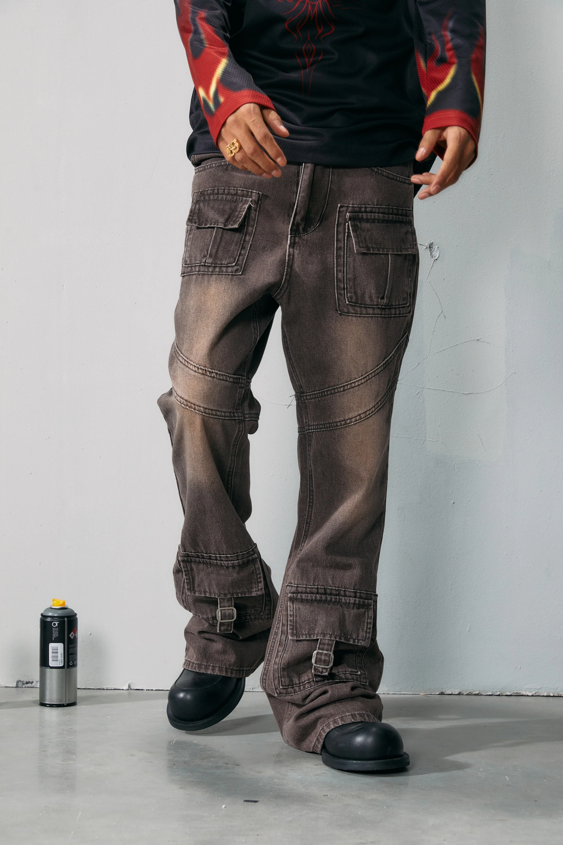 R69 Playing With Love Denim Pants