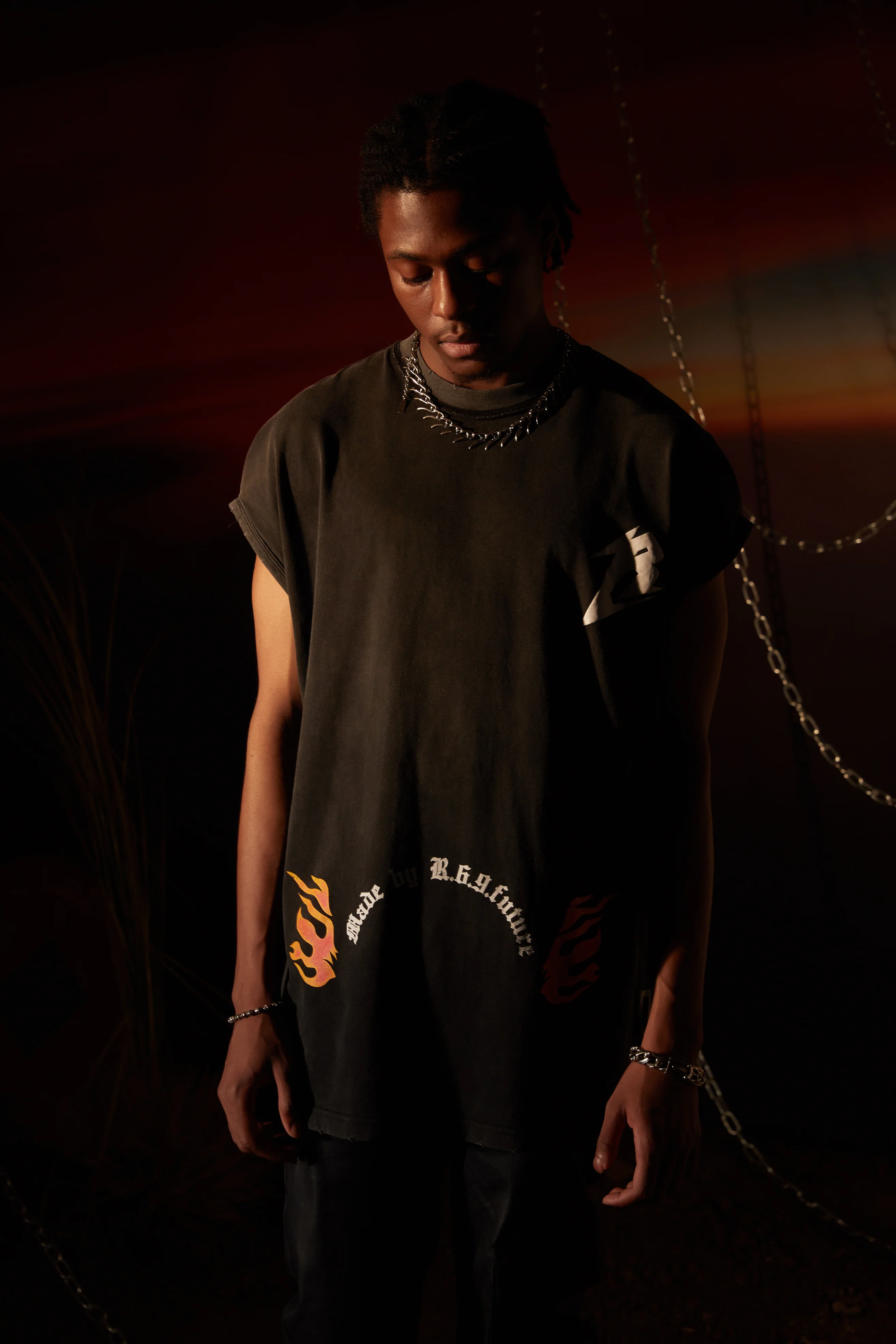 R69 Get The Fire Wings Tank Top