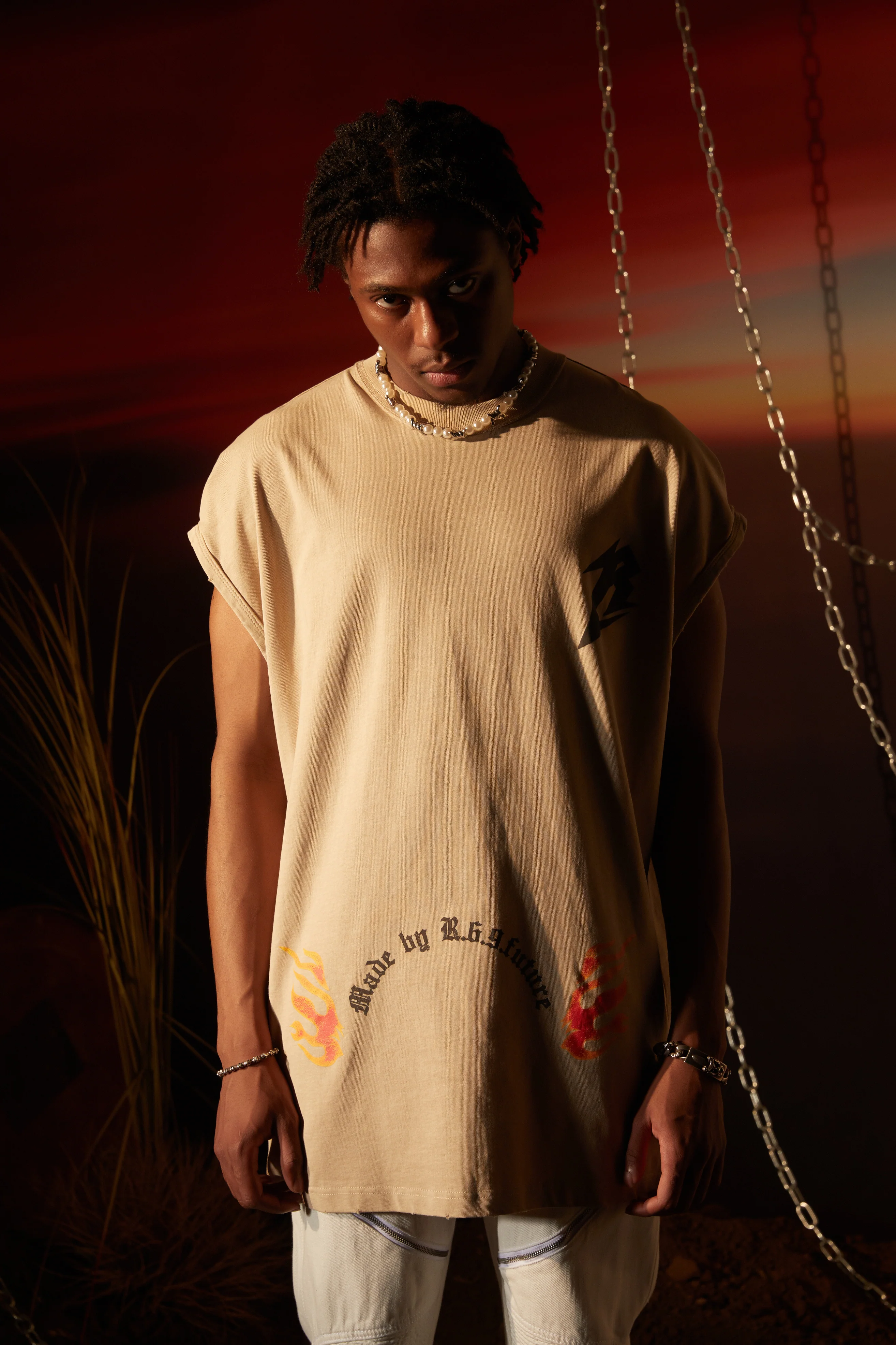 R69 Get The Fire Wings Tank Top