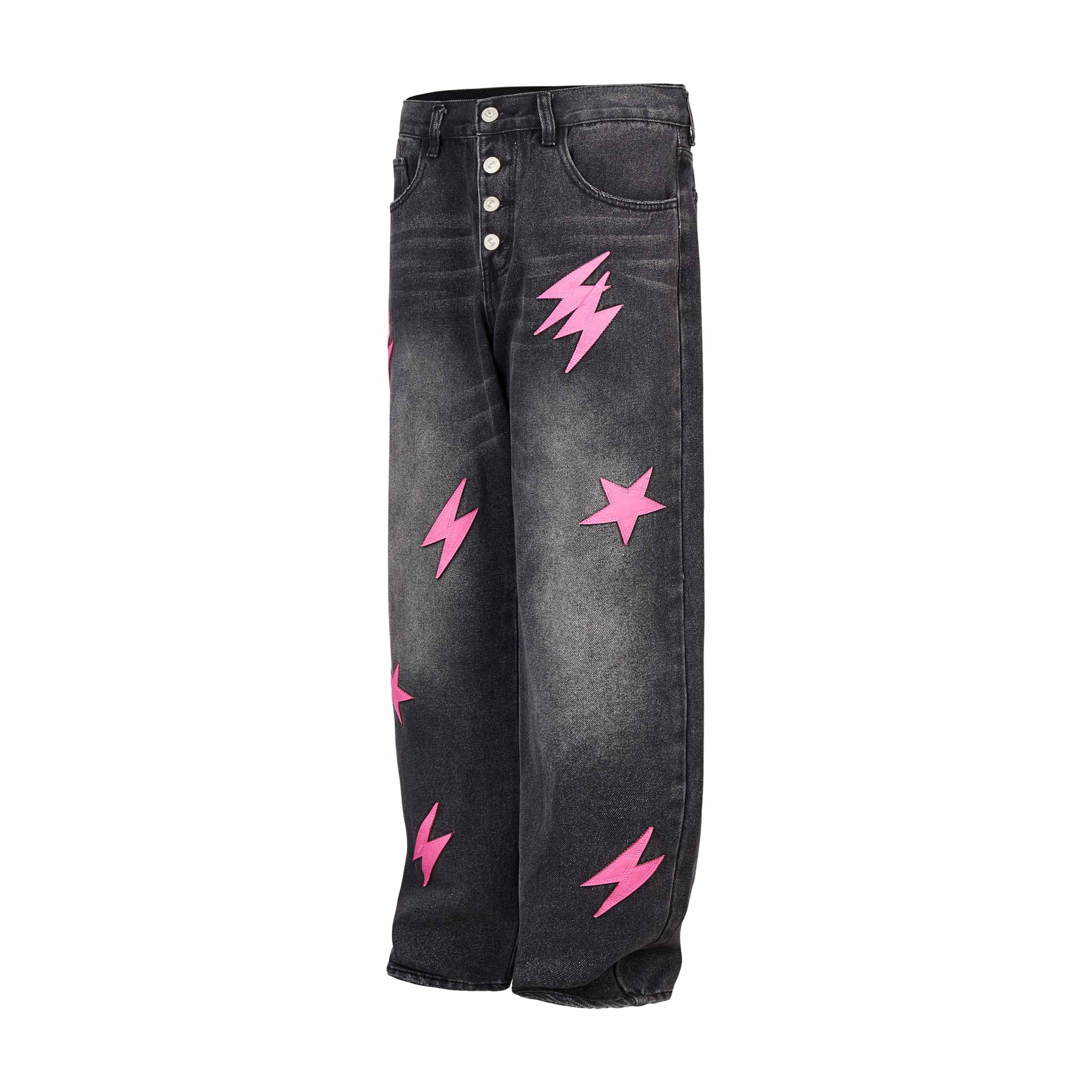 Lightning Star Jeans Pants