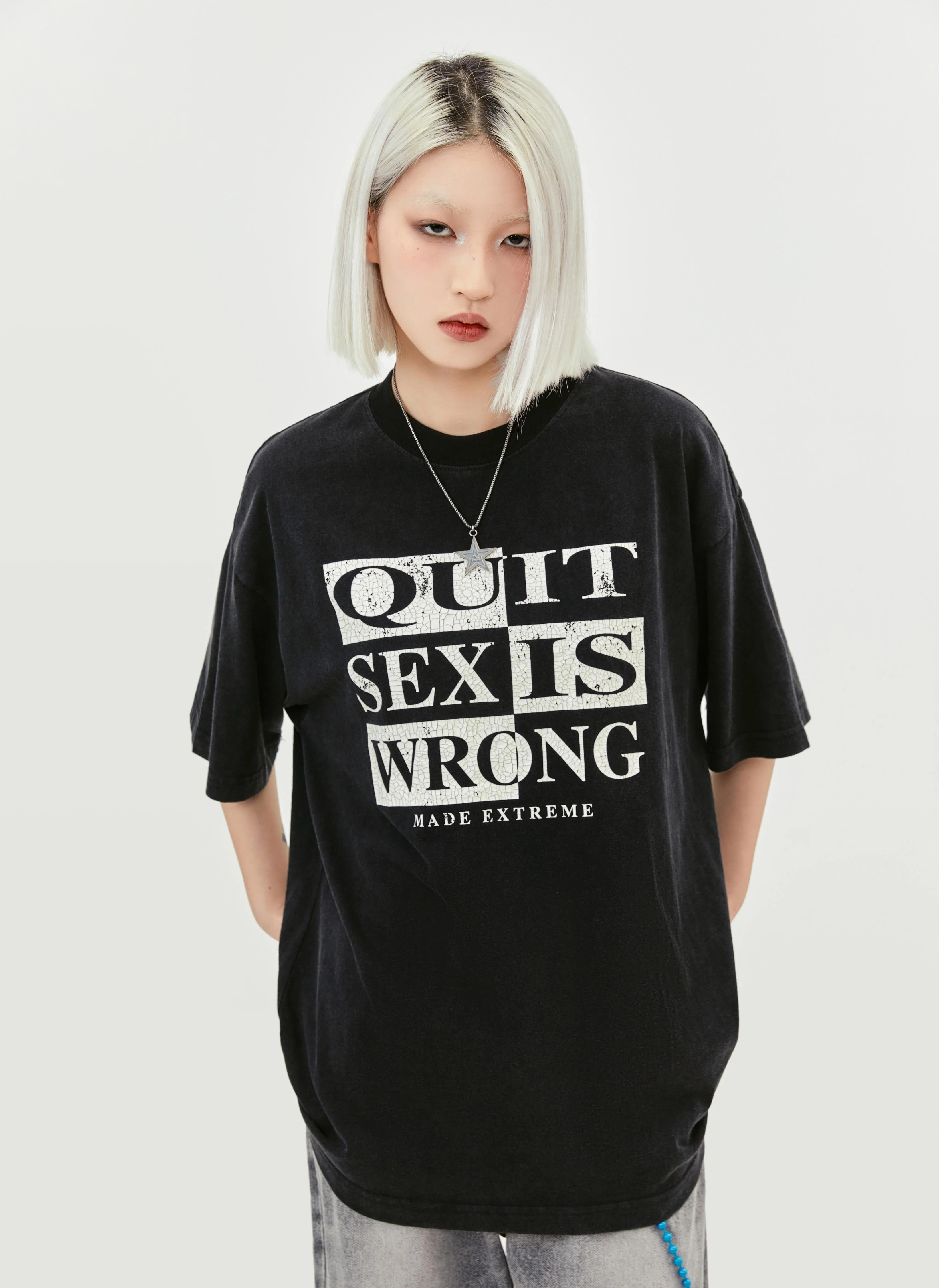 Quit S*X Is Wrong T-Shirt