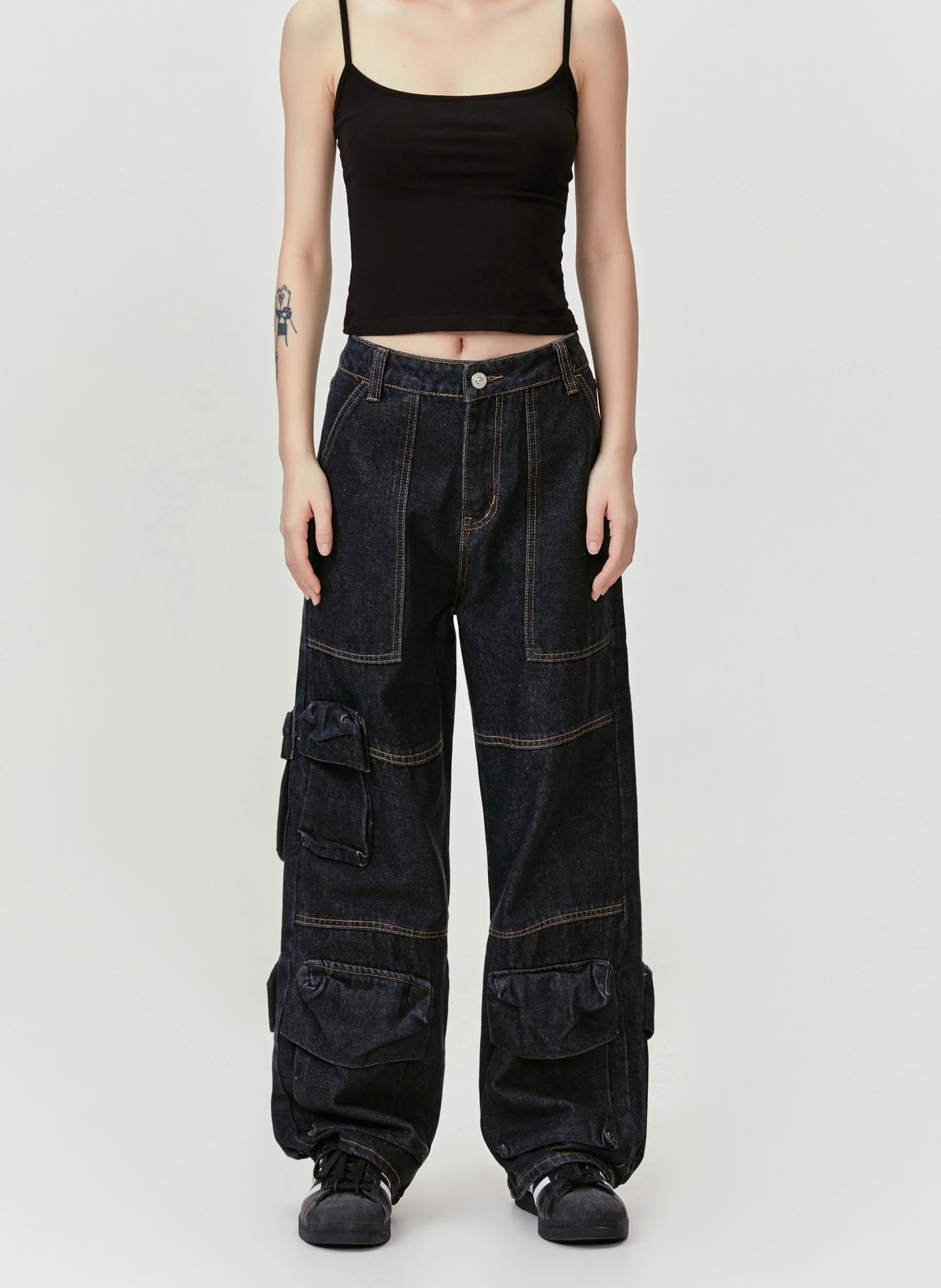 Jute Bag Jeans Pants