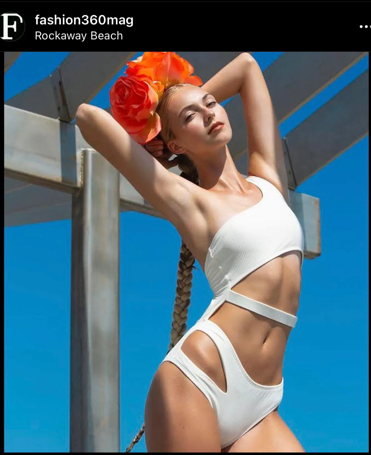 White One Shoulder Ribbed One Piece Swimsuit