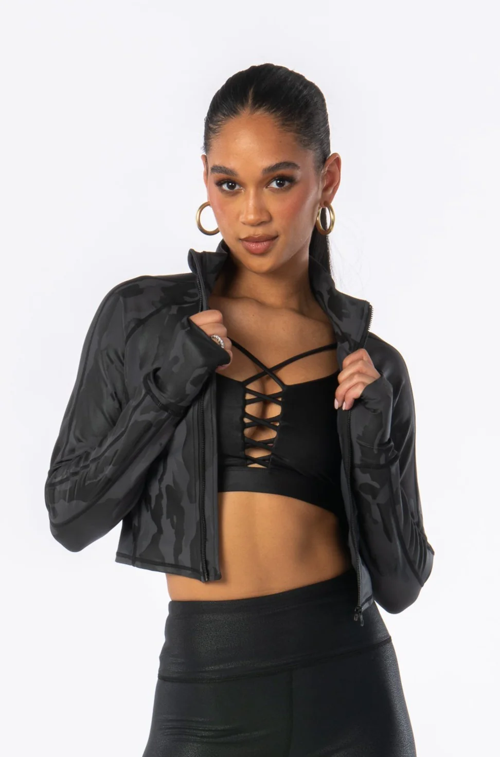Charcoal Camo Jacket - Hypeach Active