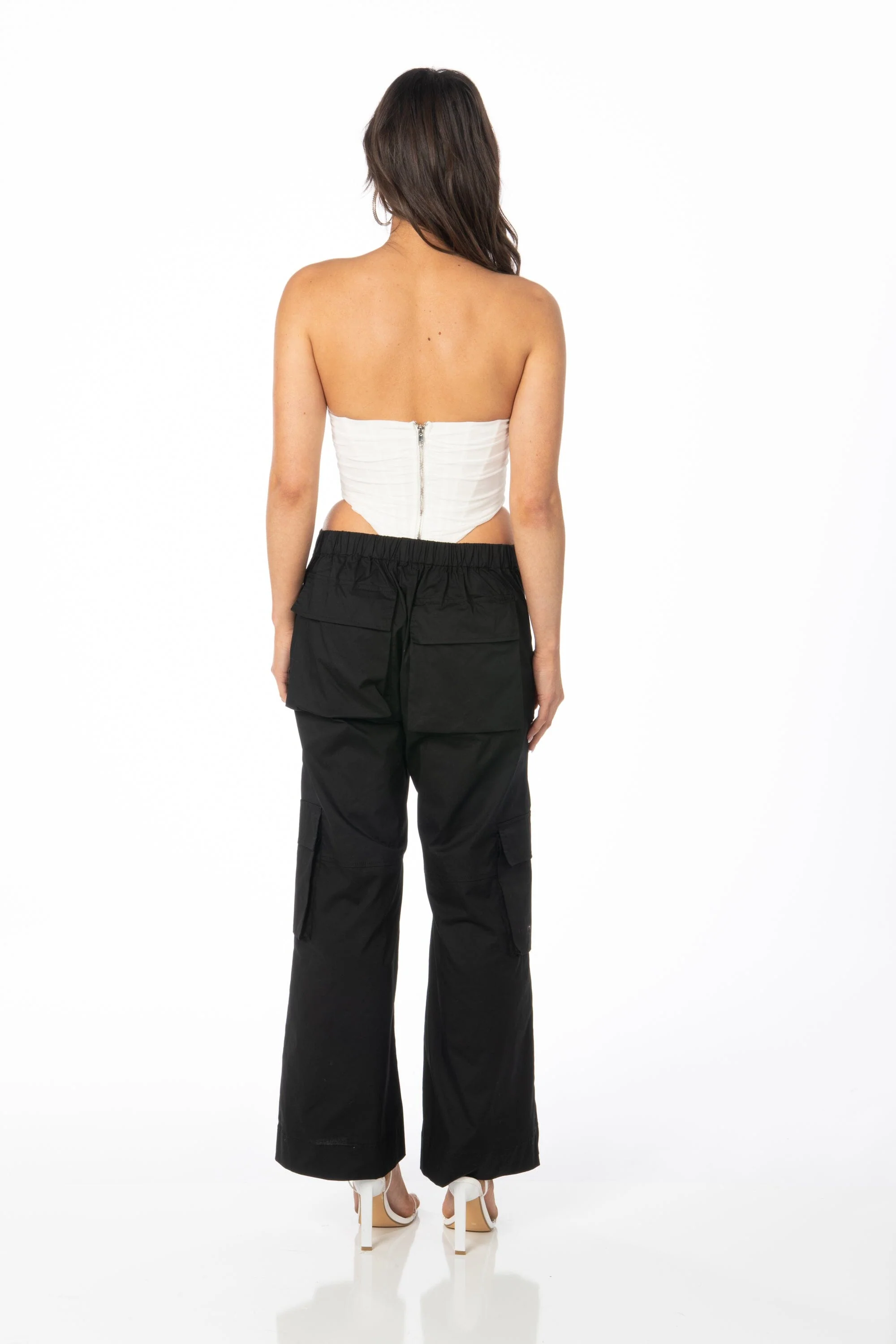 Angel Baby Corset Top White