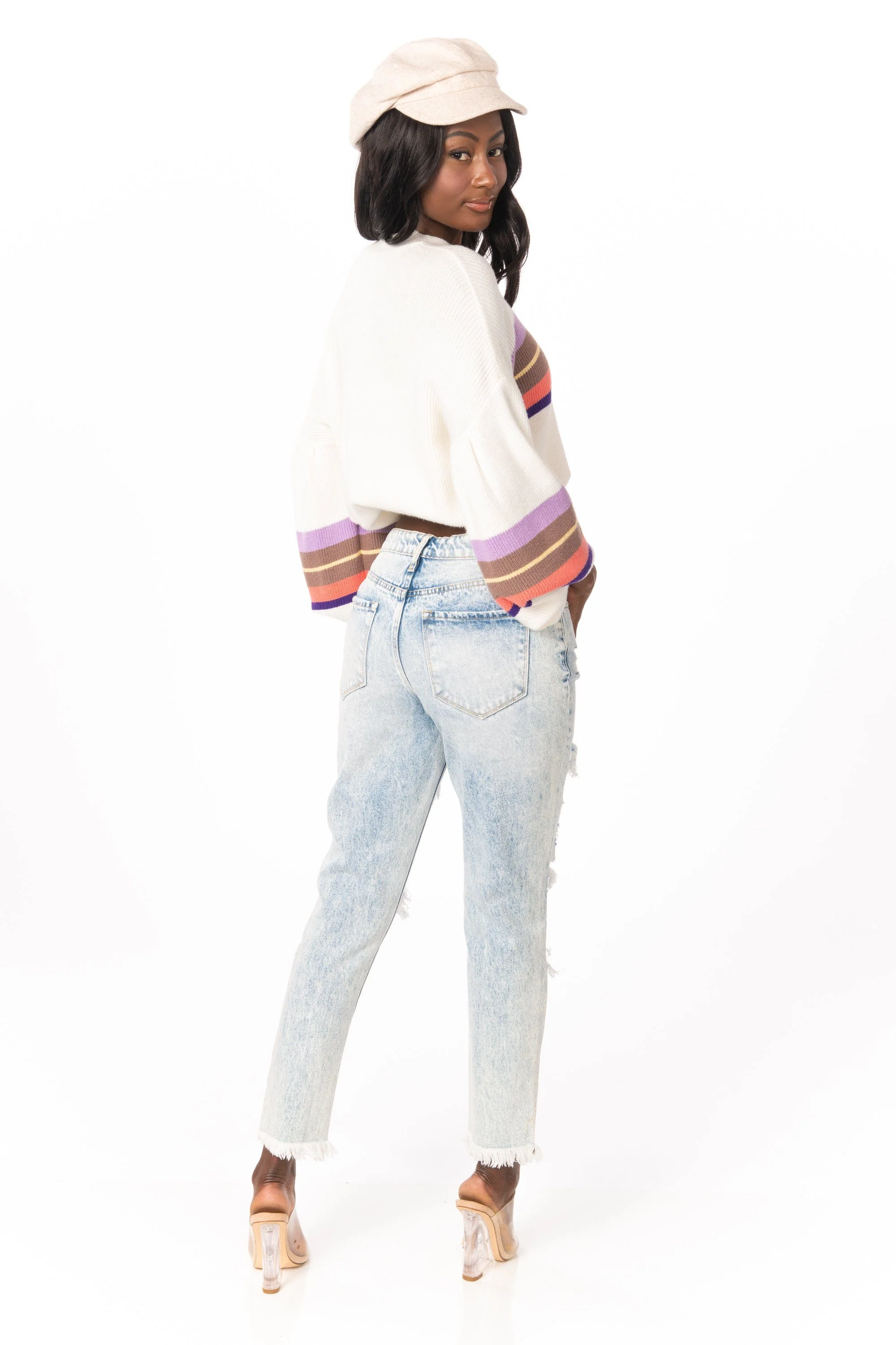 Malibu Striped Sweater